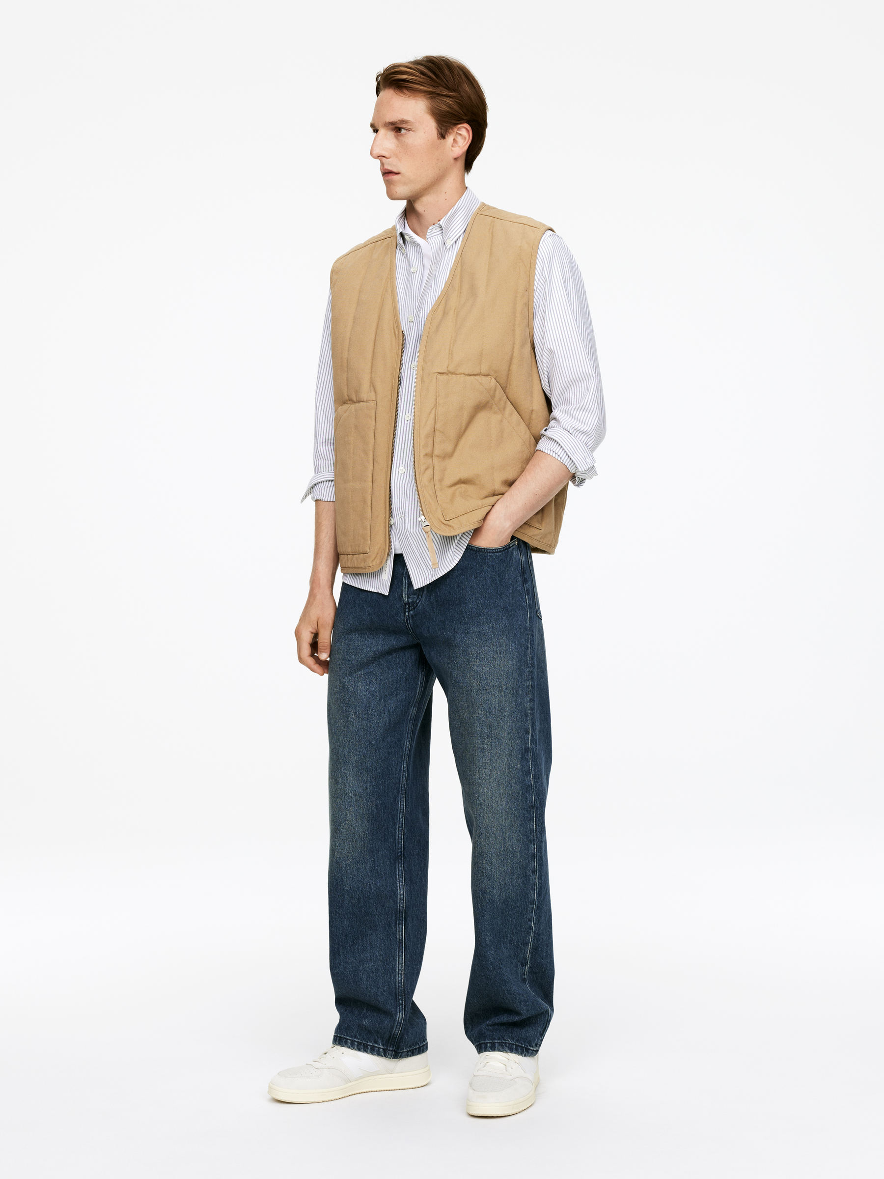 MIST Wide Jeans - Mittelblau - Loose Fit - Herren - StillMedia/Lookbook - 5