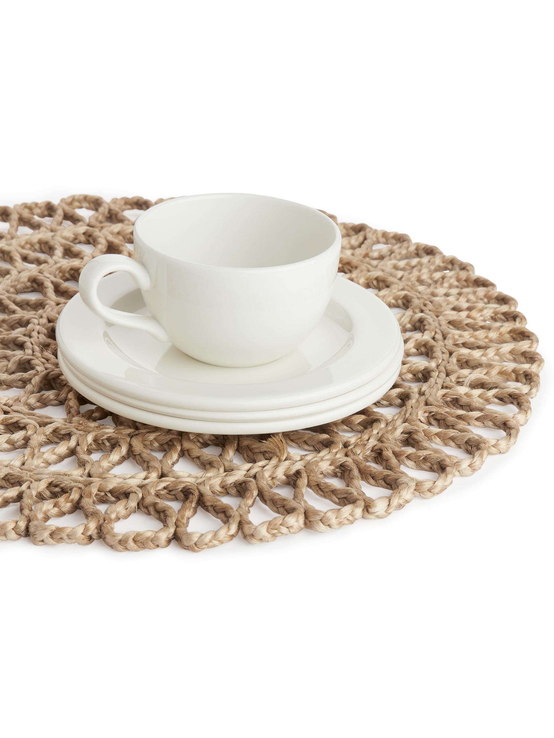 Jute-Platzdeckchen, 38 cm - Beige - Haushaltswaren - StillMedia/DescriptiveDetail - 3