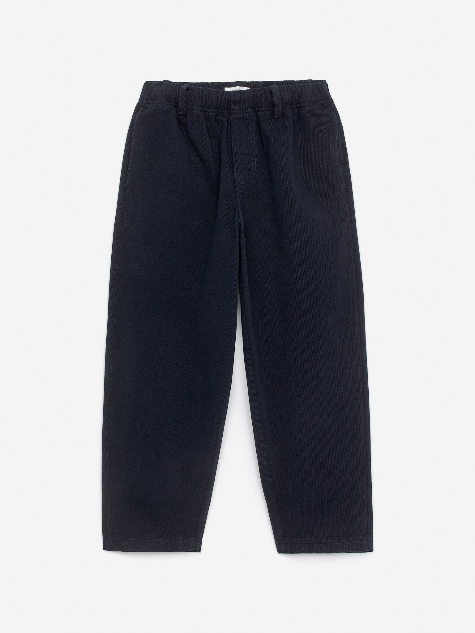 Tapered Cotton Chinos - Dark Blue/Beige