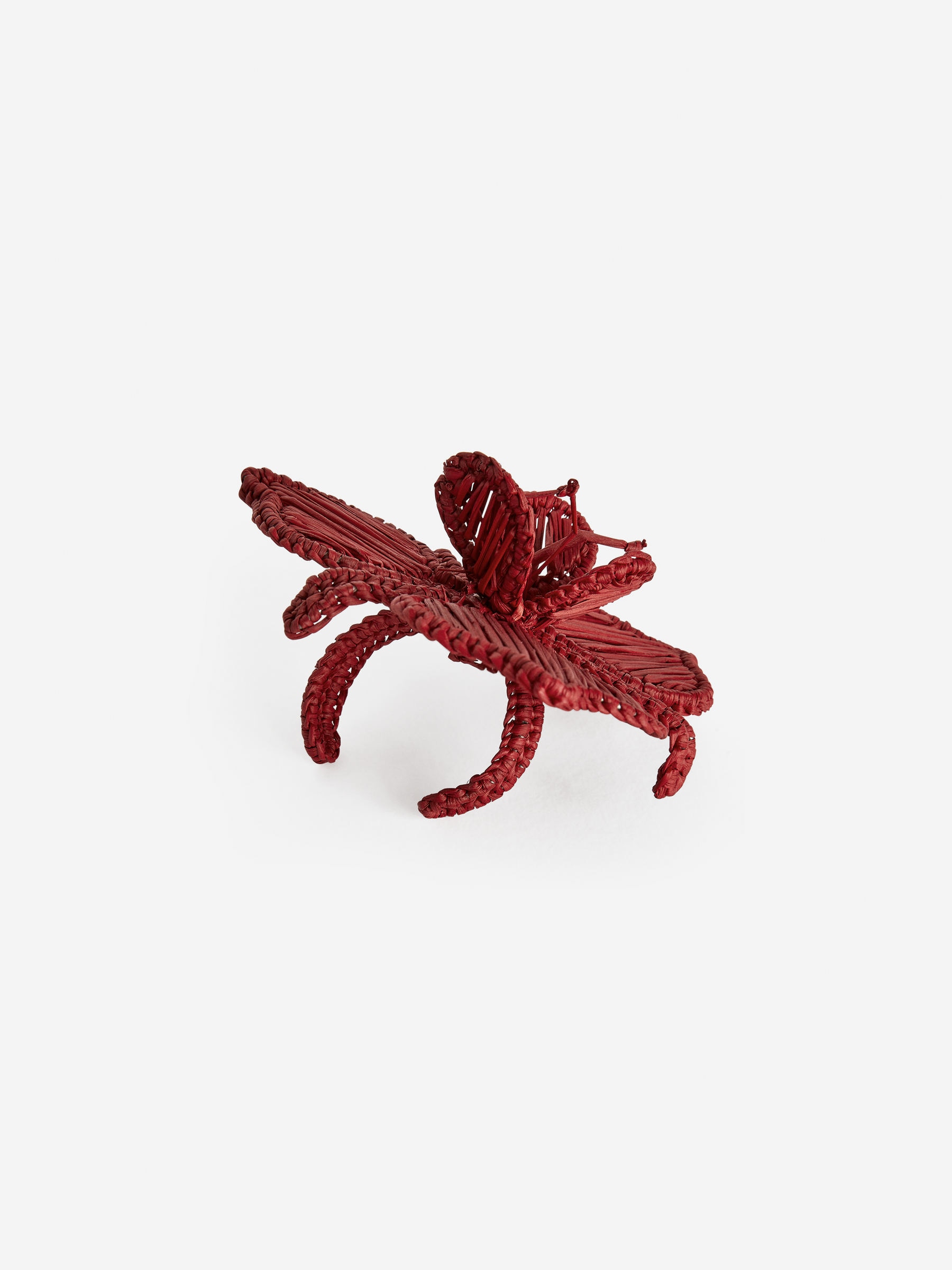 Guanabana Flower Napkin Ring - Red - Homeware - StillMedia/DescriptiveDetail - 3