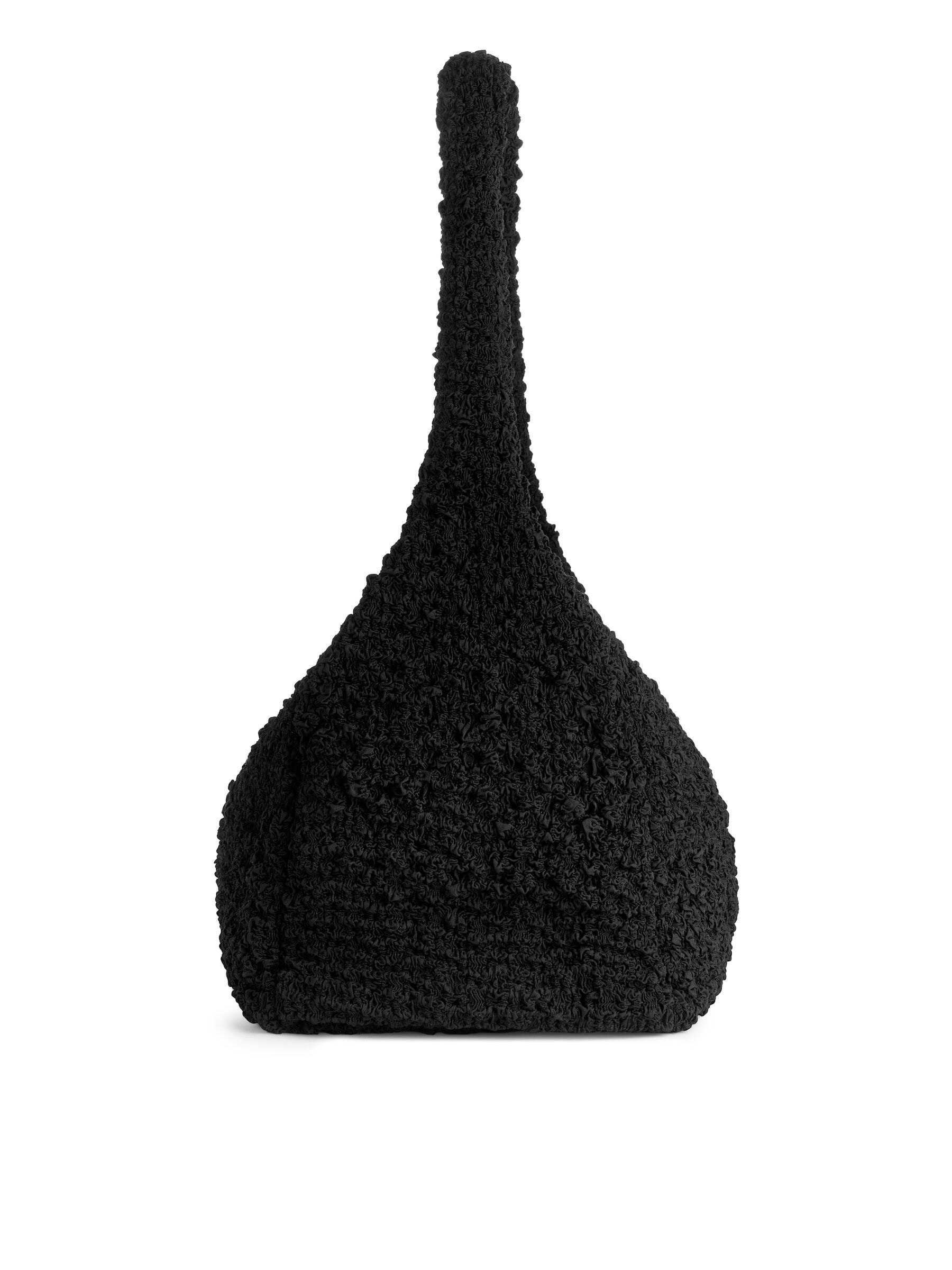 Borsa a spalla increspata - Nero - Women - StillMedia/DescriptiveStillLife - 5
