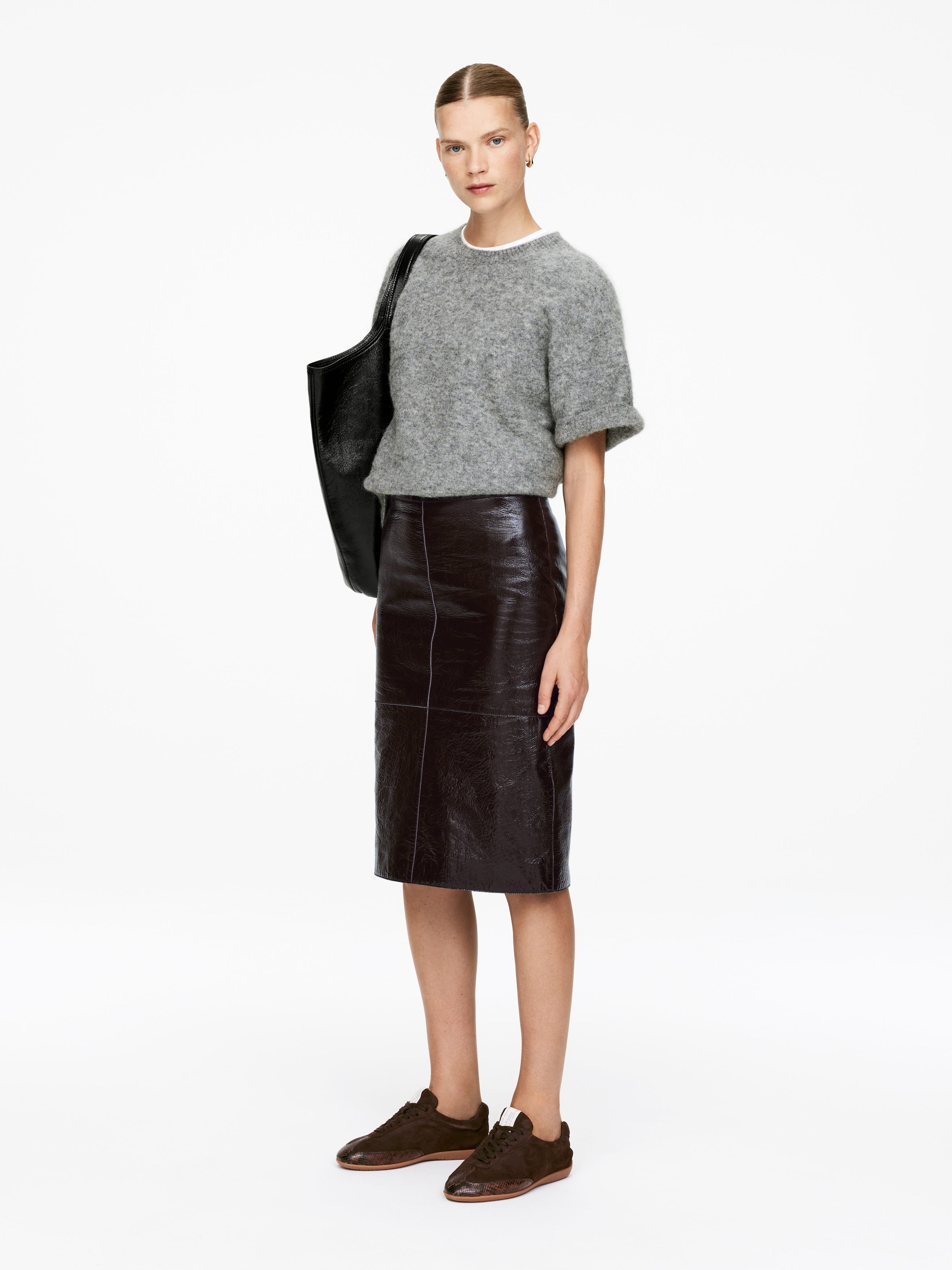 Suede Trainers - Dark Brown - Women - StillMedia/Lookbook - 8