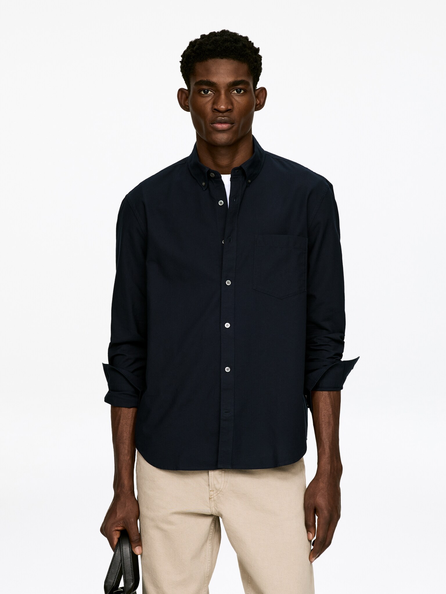 Oxford Shirt - Dark Blue/White/Grey/White/Light Grey/Light Blue/Blue/Striped/Off White/Green/Dark Mole/Dark Green - 1