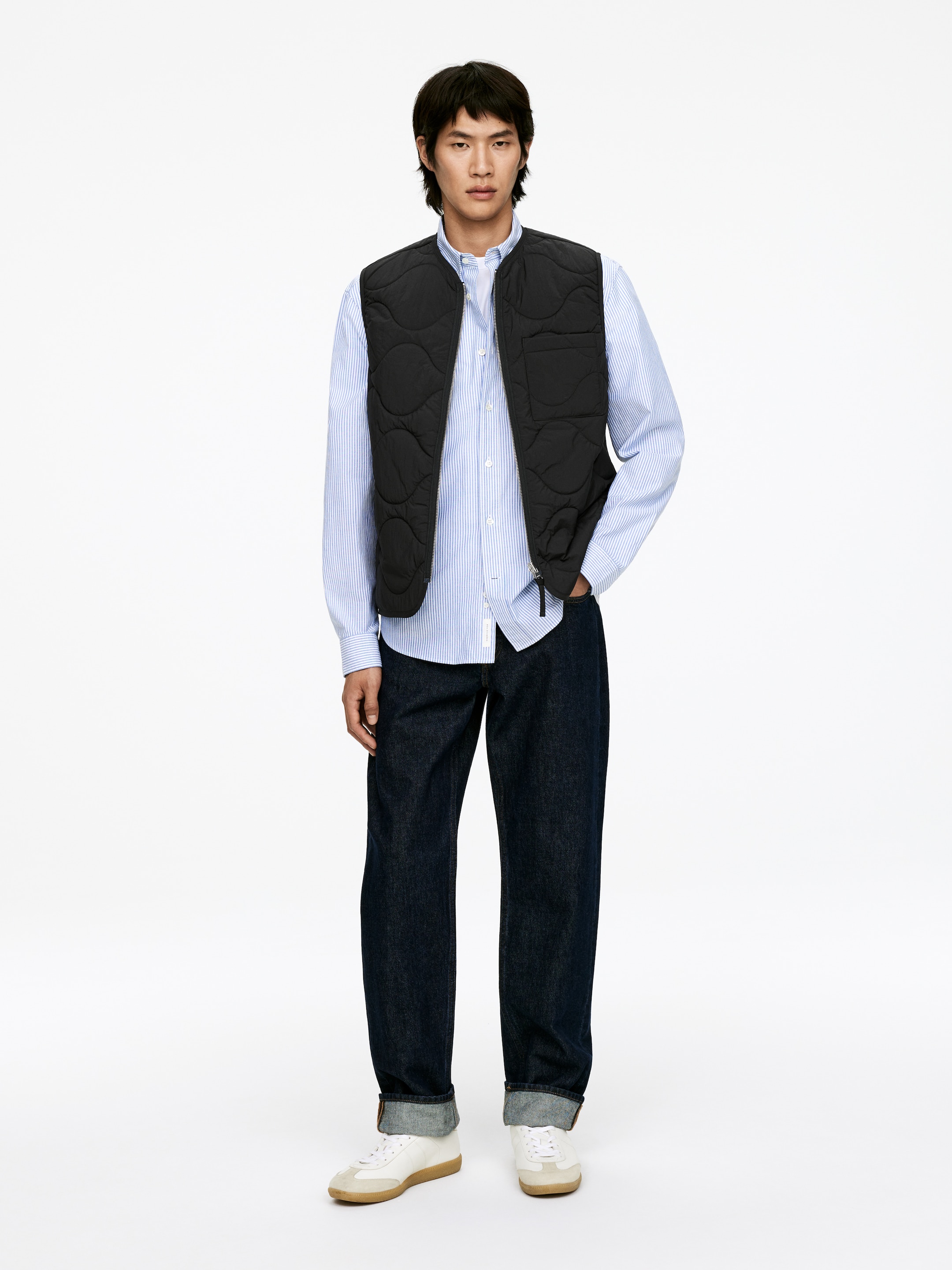 View larger image: 2-in-1 Quilted Liner Vest - Black - Men | H&M GB 1