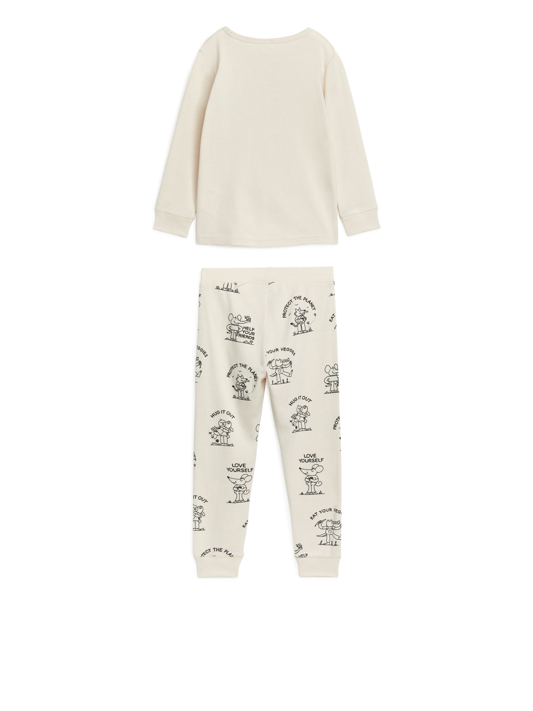 Jersey-Pyjama - Cremeweiß/Print - Regular Fit - Kinder - StillMedia/DescriptiveStillLife - 3