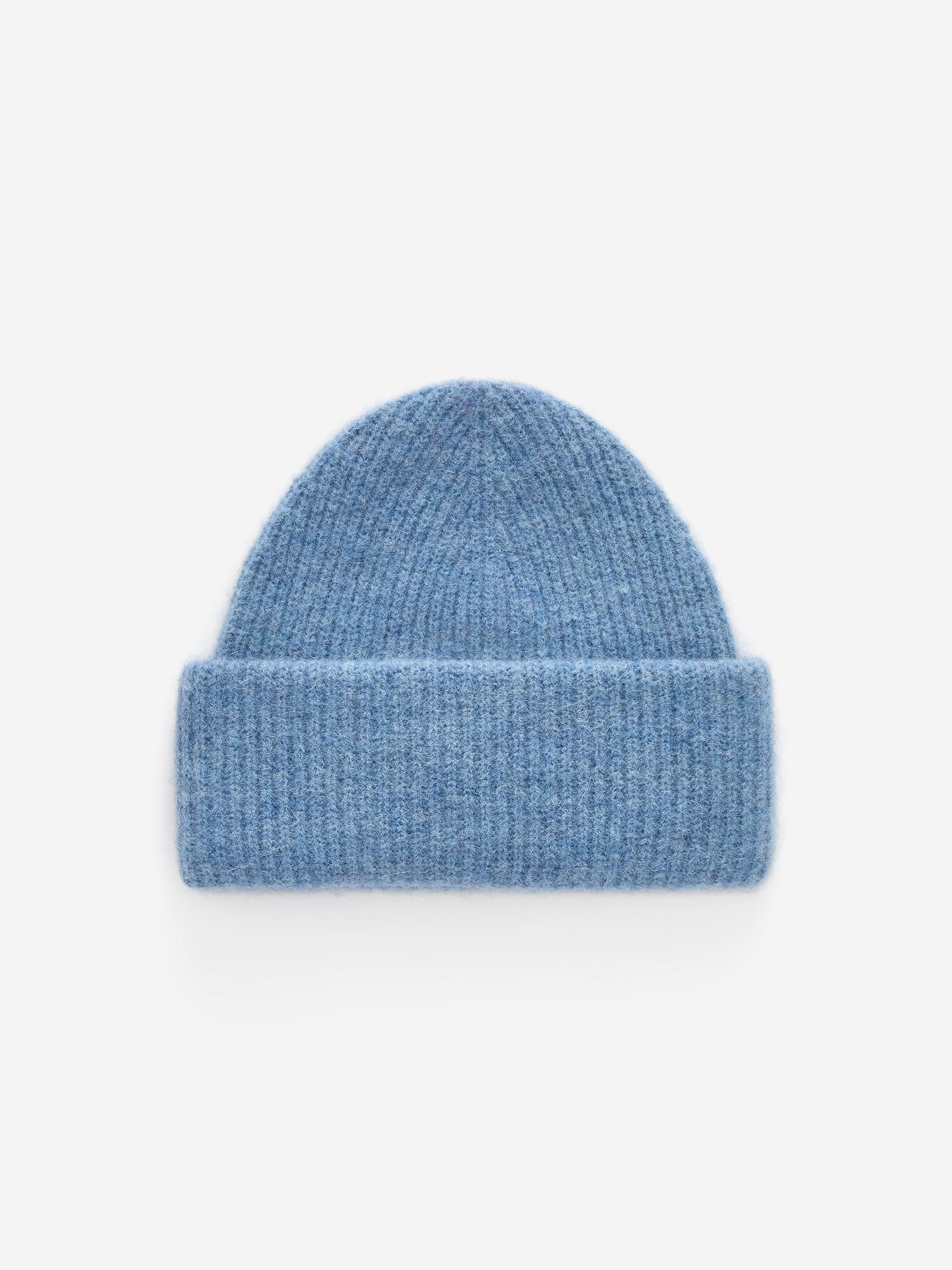 Alpaca-Merino Blend Beanie-#717C99-16673