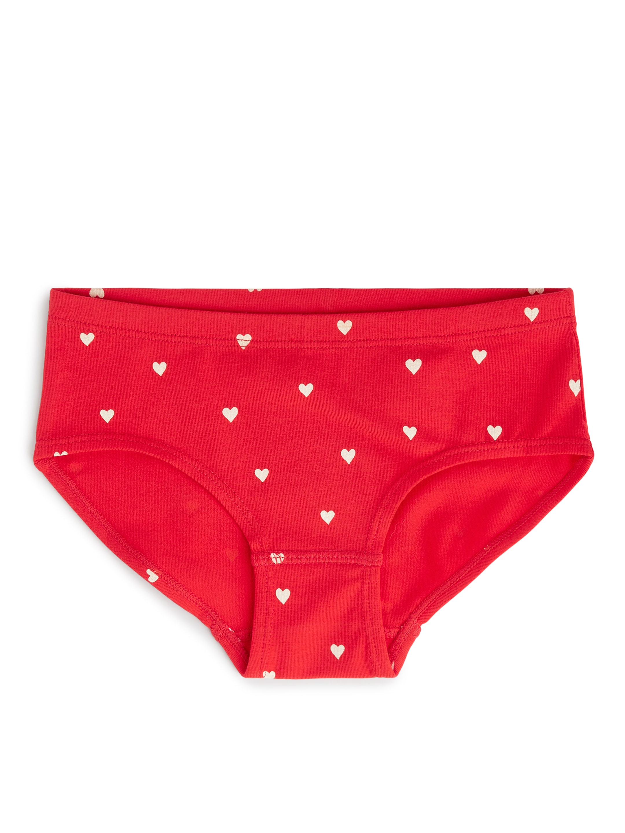 Slips aus Baumwolljersey, 3er-Set - Rot/Cremeweiß - Regular Fit - Kinder - StillMedia/DescriptiveStillLife - 1