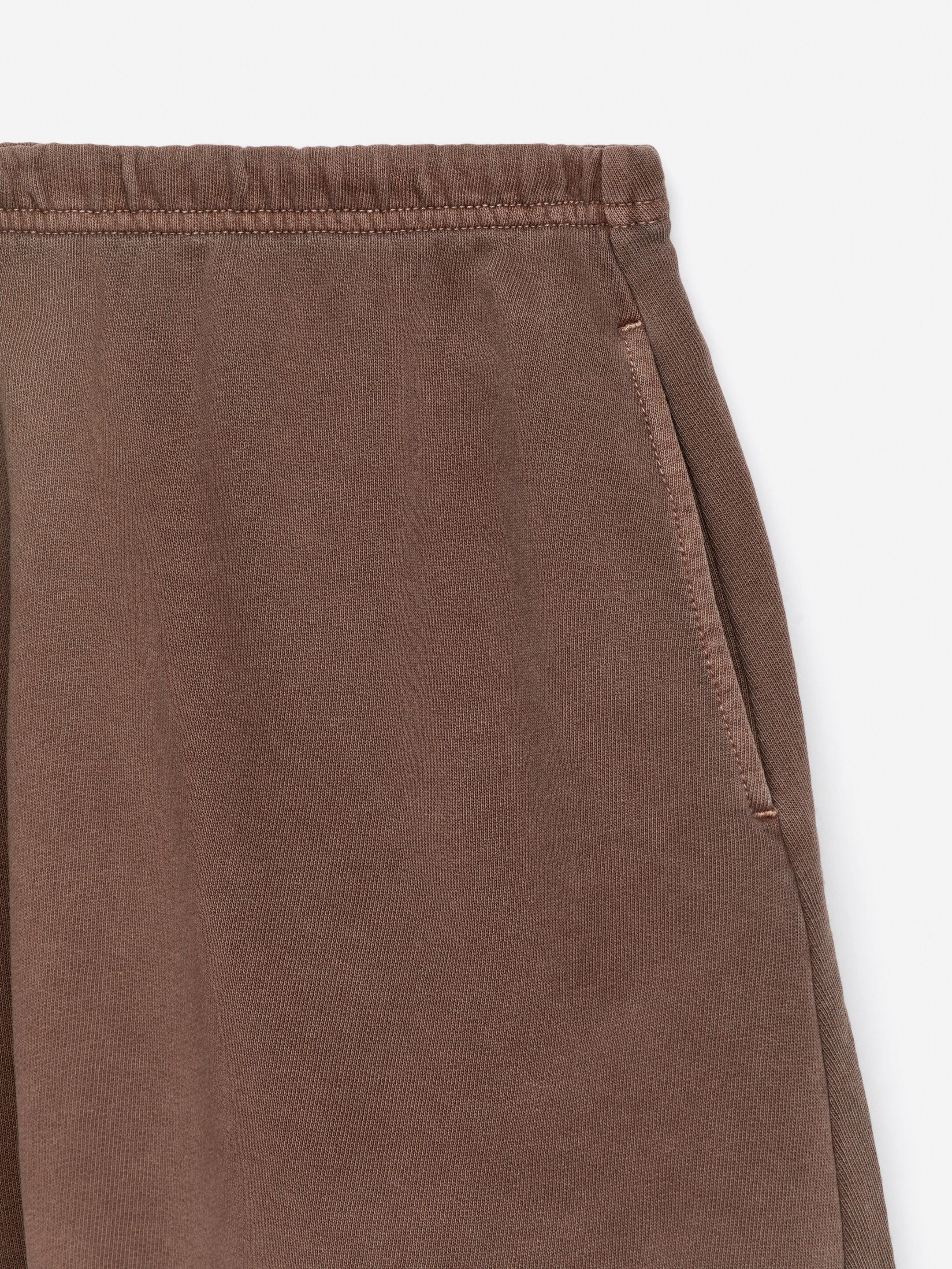 Zobrazit větší obrázek: Froté mini sukně - Hnědá - ŽENY | H&M CZ 6