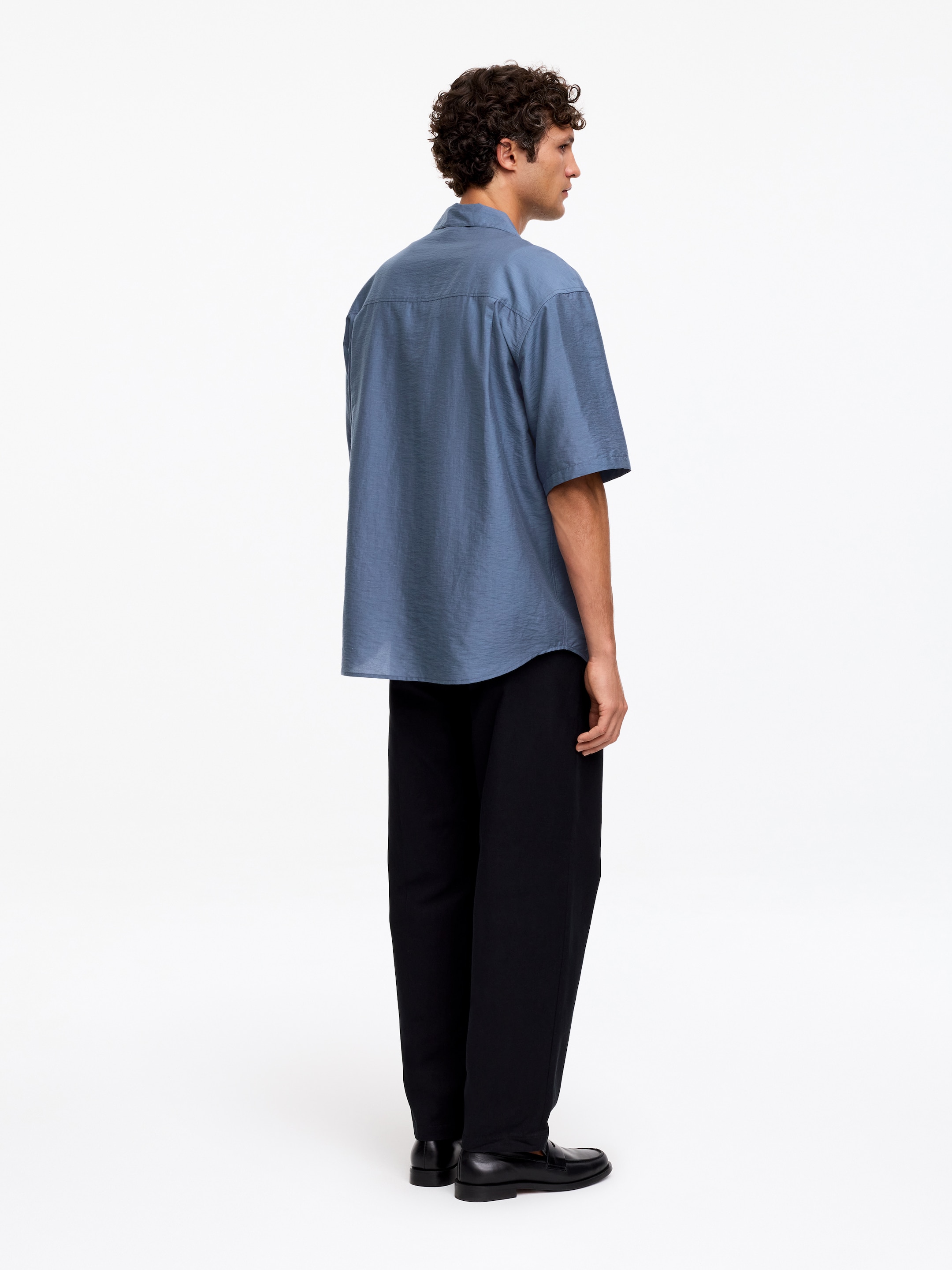 Oversized Resort Shirt - Stormy Blue - Oversized - Men - StillMedia/Lookbook - 5