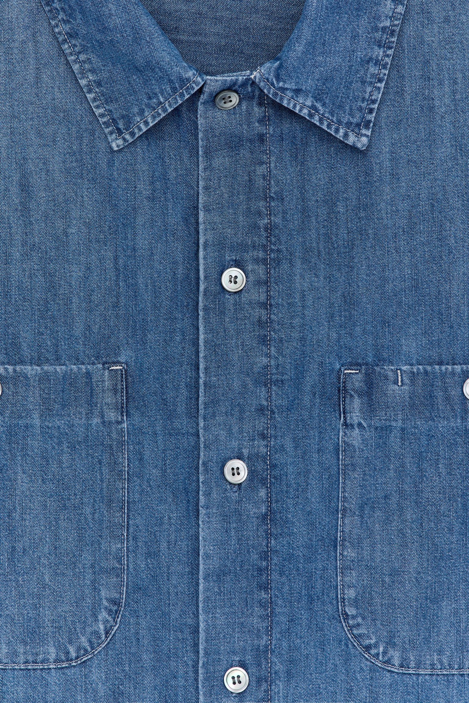 Denimskjorta - Blå - 3