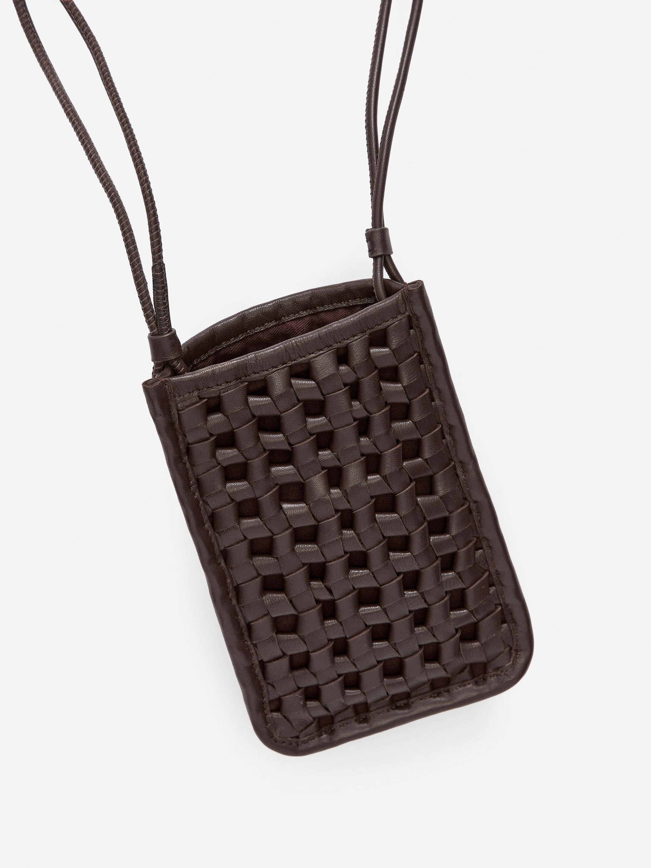 Grösseres Bild ansehen: Handytasche aus Leder - Dunkelbraun - DAMEN | H&M CH 5