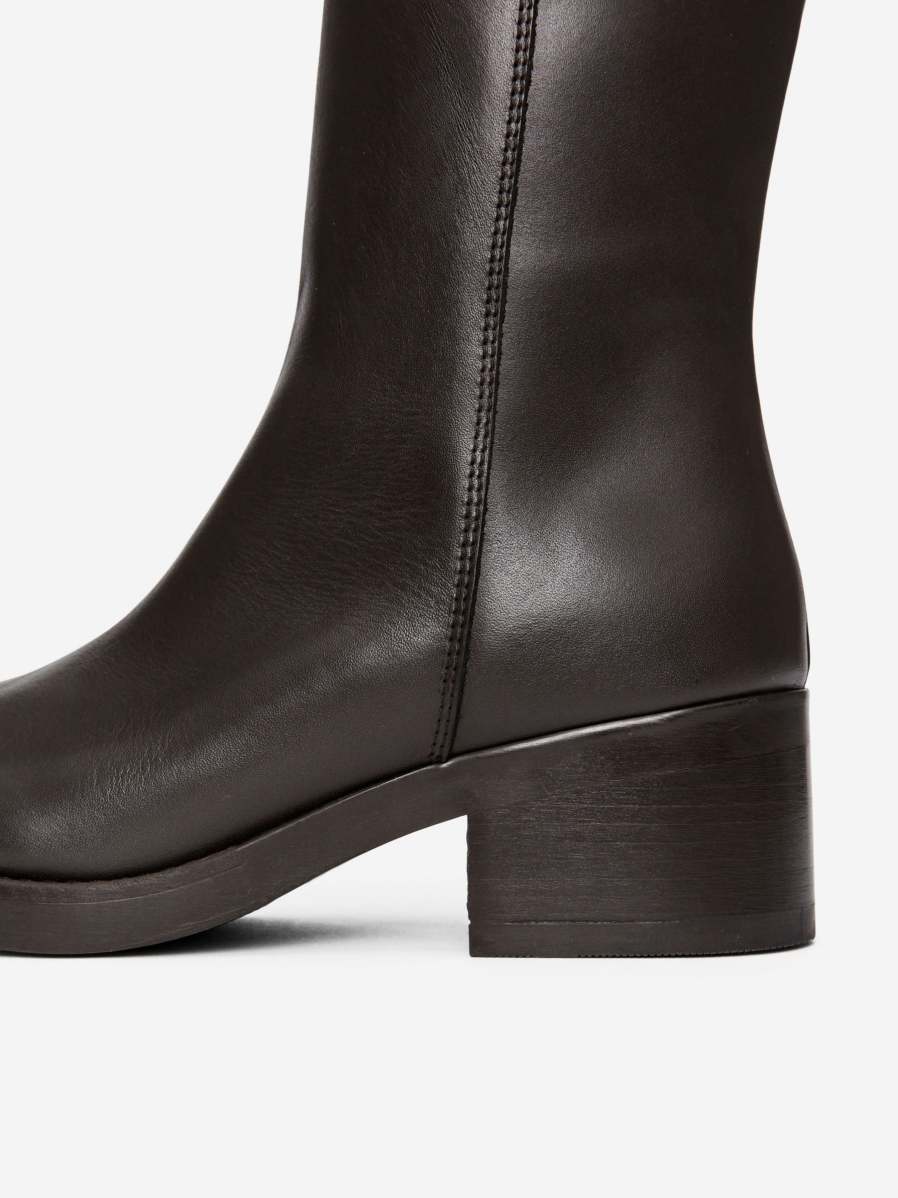 Chunky Ankle Boots - Dark Brown - Women - StillMedia/DescriptiveDetail - 5