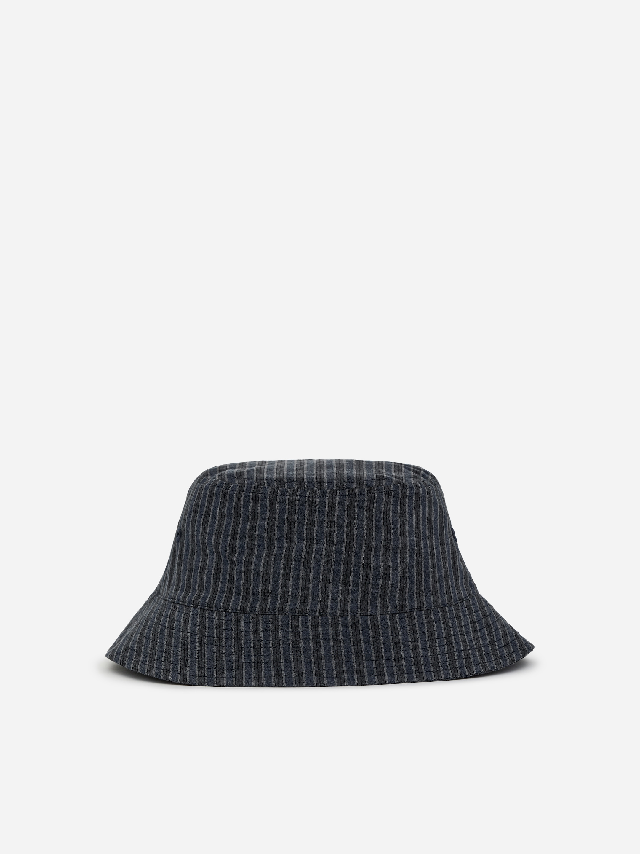 Checkered Bucket Hat-#333538-18457