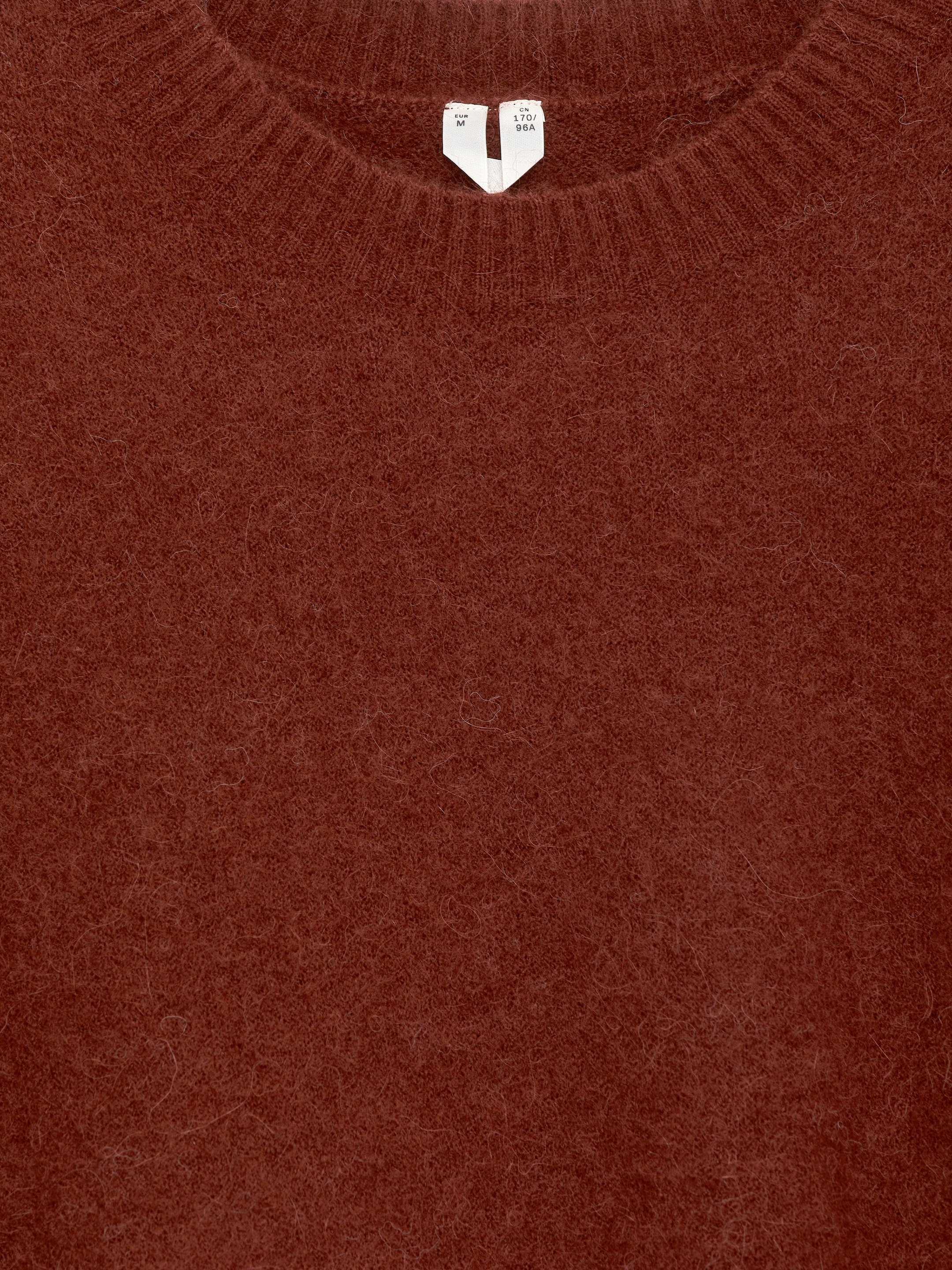 Pull en mélange de laine et d'alpaga - Rouge brun - Oversized - Femme - StillMedia/DescriptiveDetail - 1