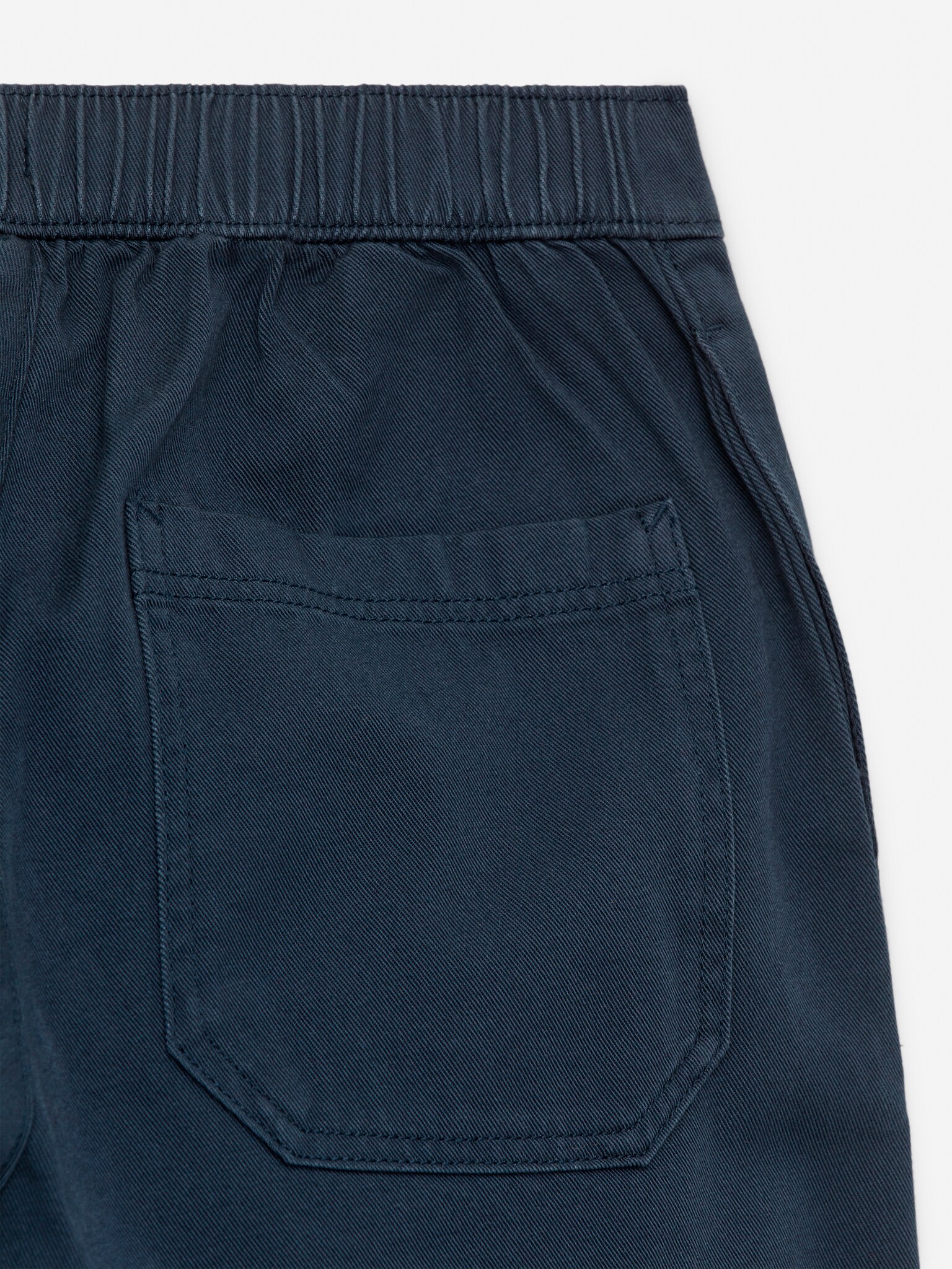 Pleated Trousers - Dark Blue - 3