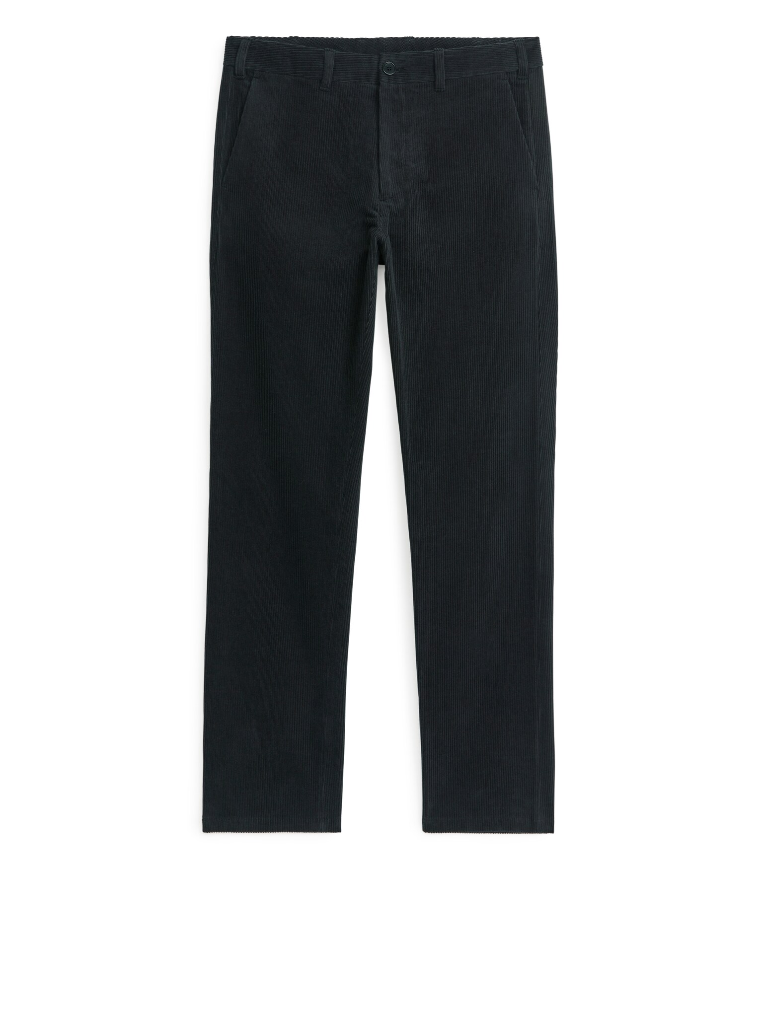 Chino in velluto a coste dal taglio dritto - Nero/Nero/Beige scuro/Blu scuro