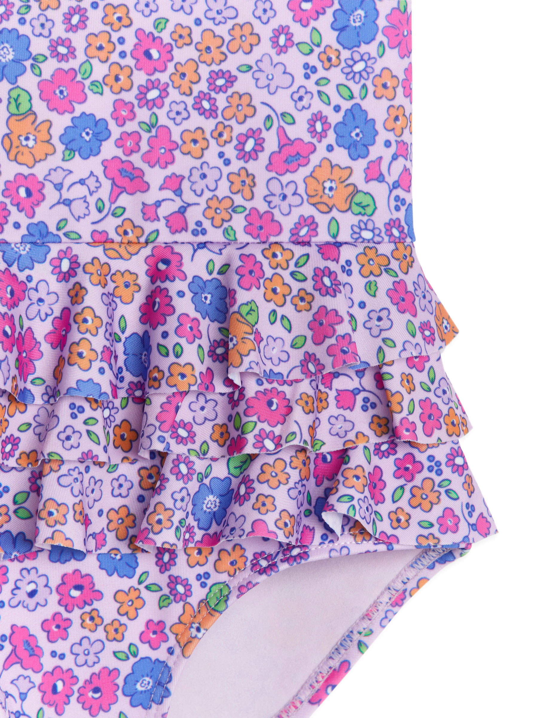 Badeanzug mit Rüschen - Lila - Regular Fit - Kinder - StillMedia/DescriptiveDetail - 3