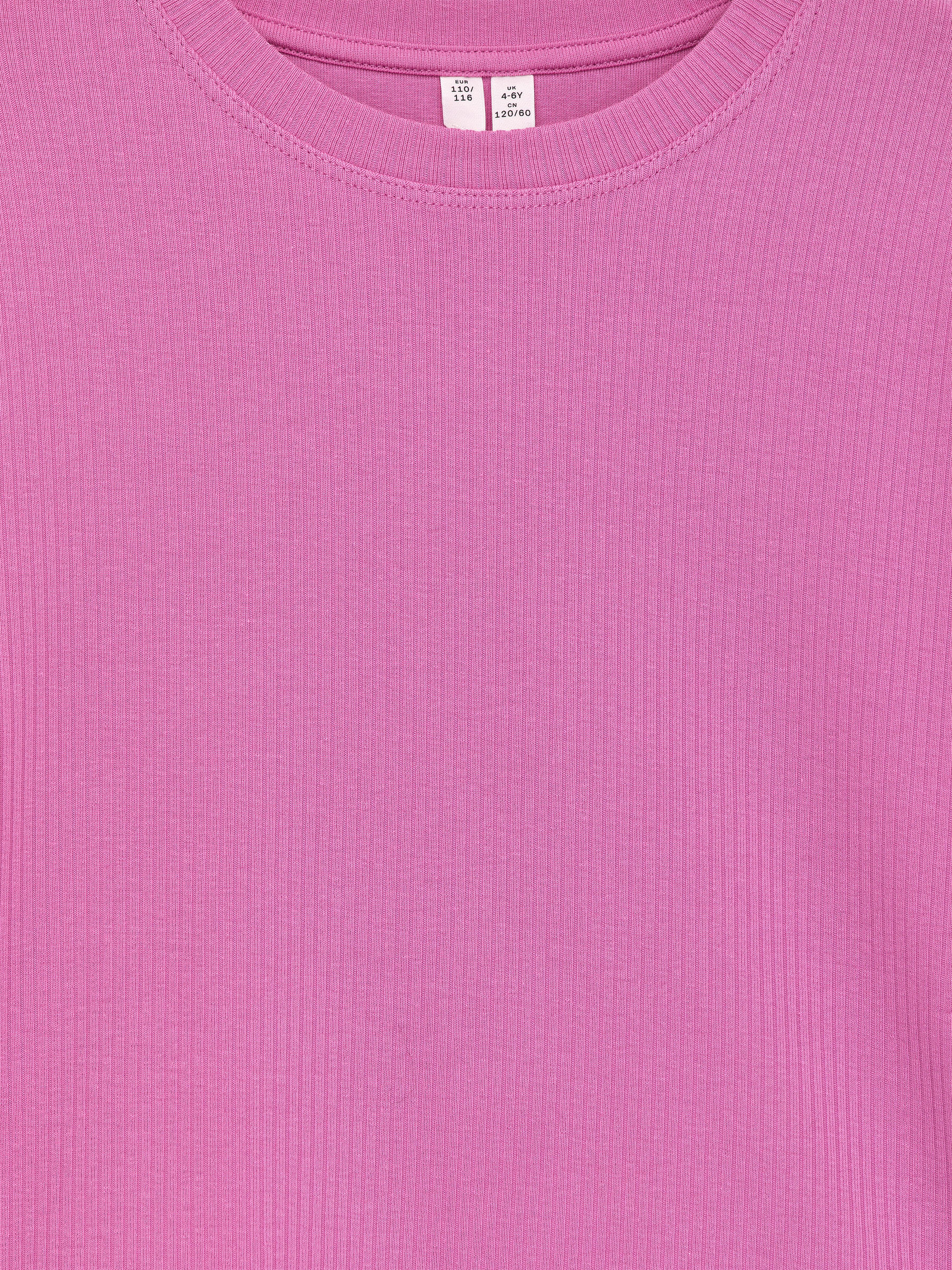 Geripptes Langarmshirt - Rosa - Regular Fit - Children - StillMedia/DescriptiveDetail - 1