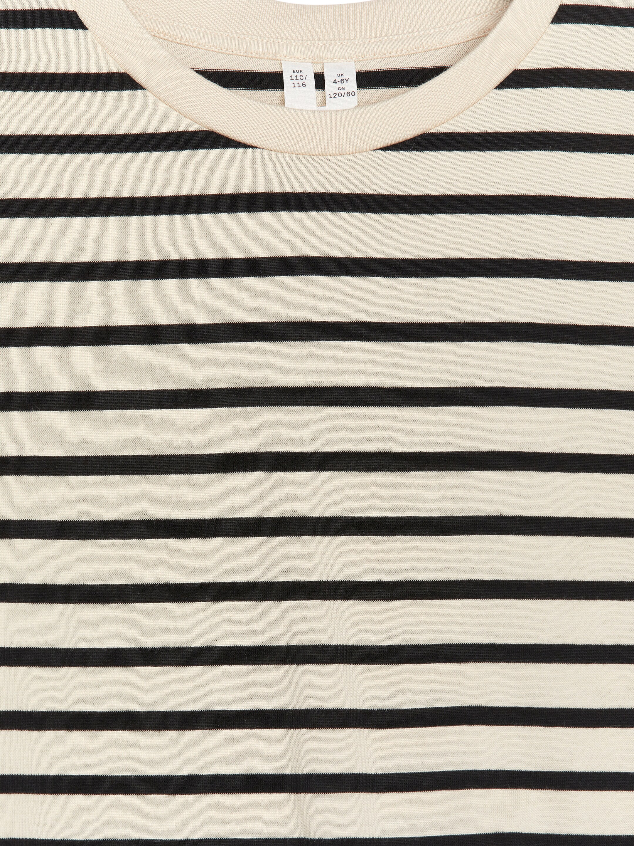 Προβολή μεγαλύτερης εικόνας: Μακρυμάνικη Μπλούζα - Black/Off White - Kids | H&M GR 3