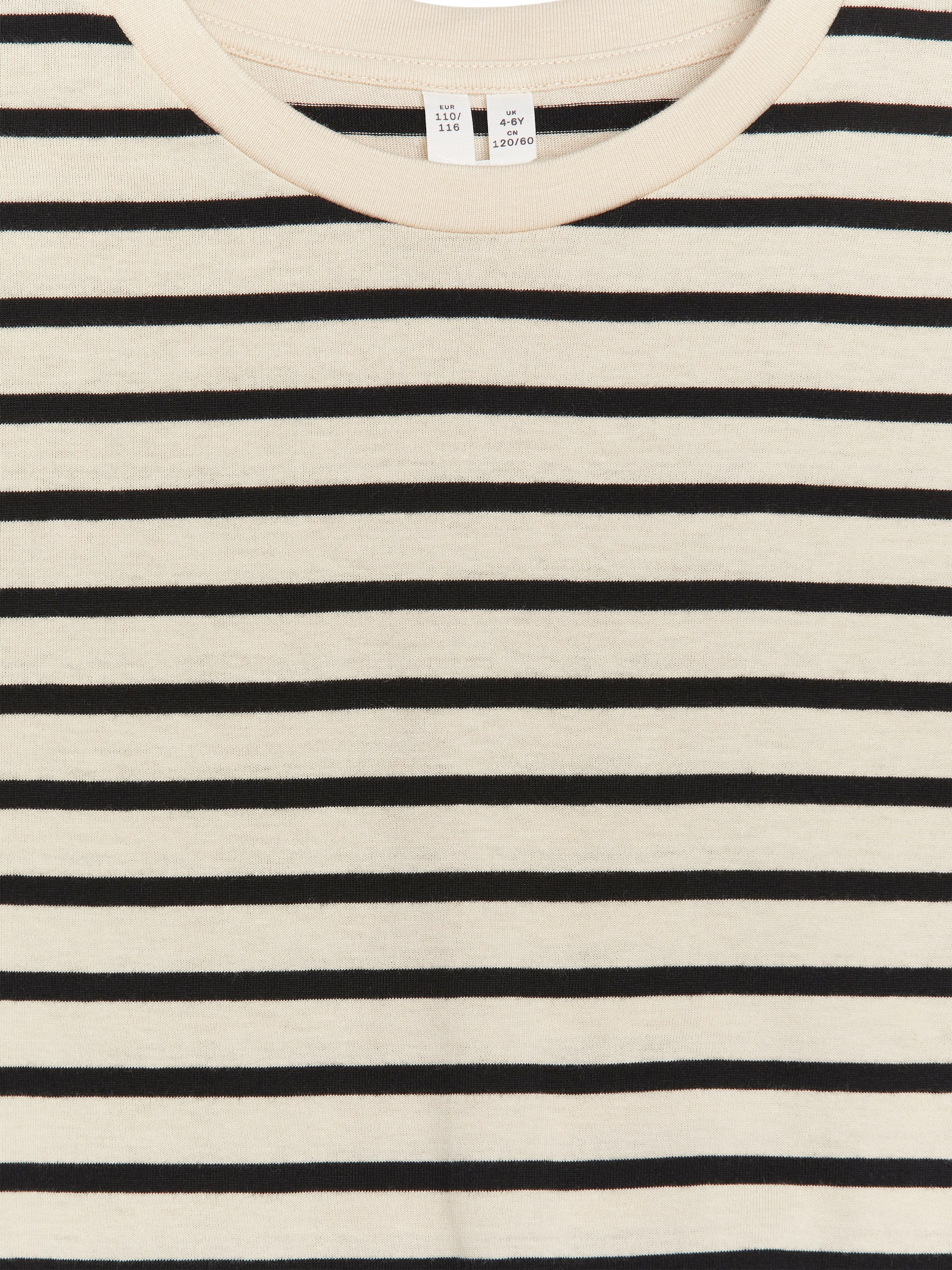 View larger image: Long-Sleeved T-Shirt - Black/Off White - Kids | H&M GB 3