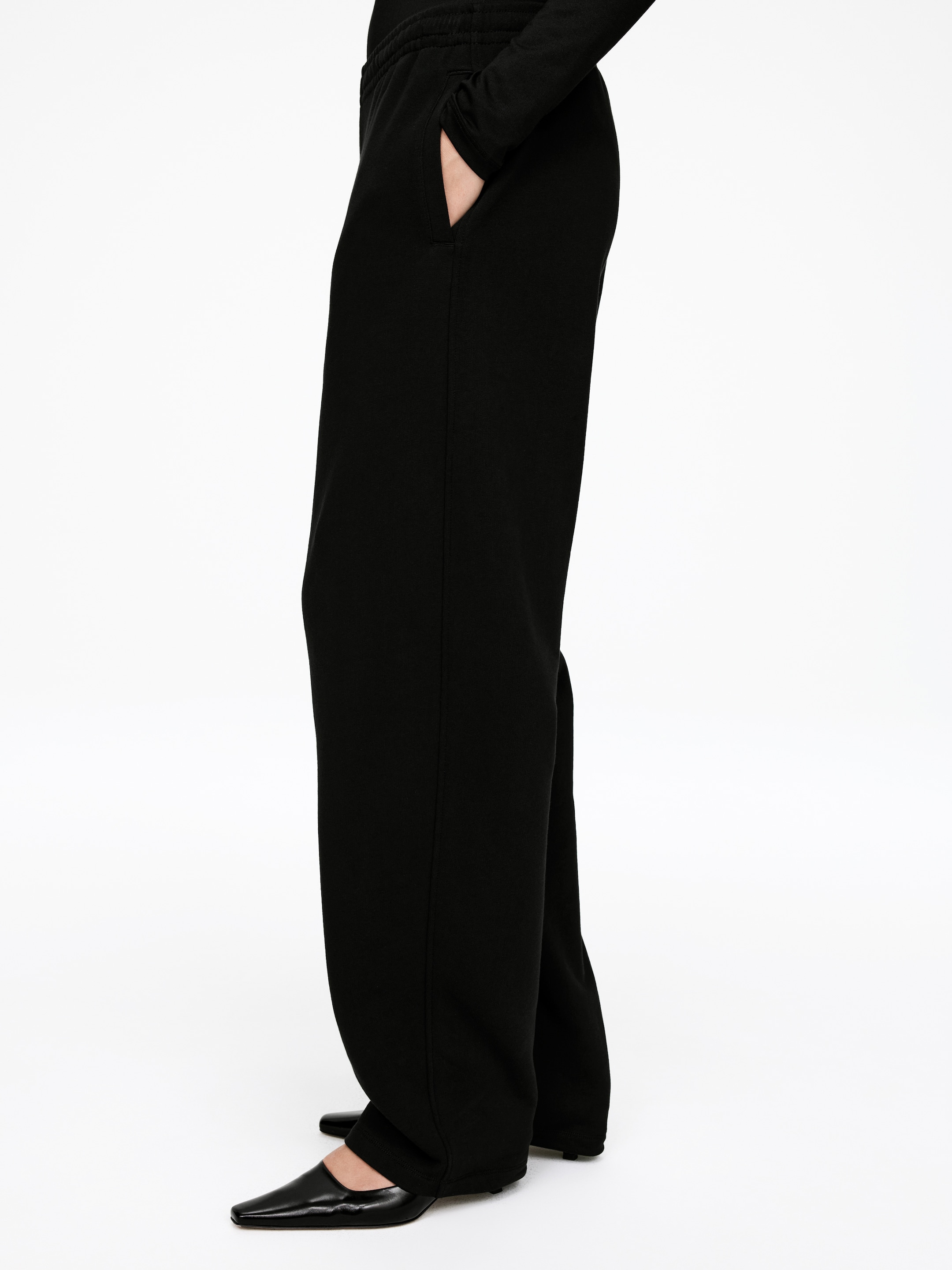 Grösseres Bild ansehen: Jogginghose mit Barrel Leg - Schwarz - DAMEN | H&M CH 4