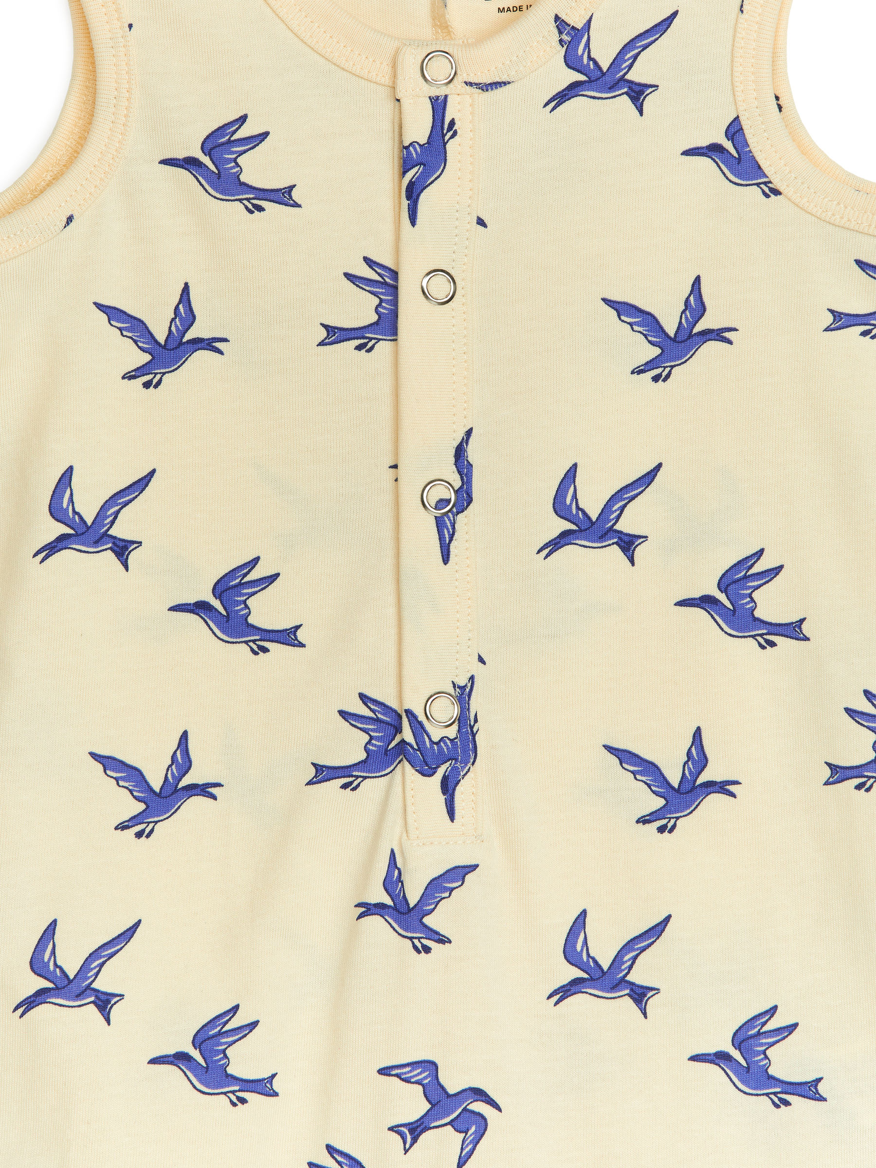 Barboteuse sans manches en coton - Jaune pâle - Regular fit - Enfant - StillMedia/DescriptiveDetail - 3