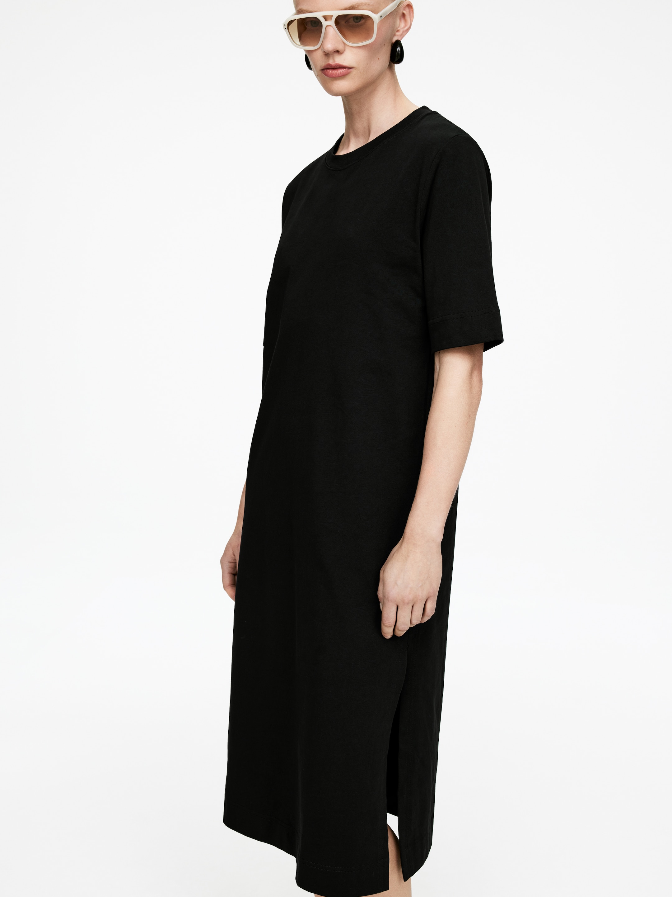 Agrandir l'image: Robe t-shirt - Noir - FEMME | H&M CH 2
