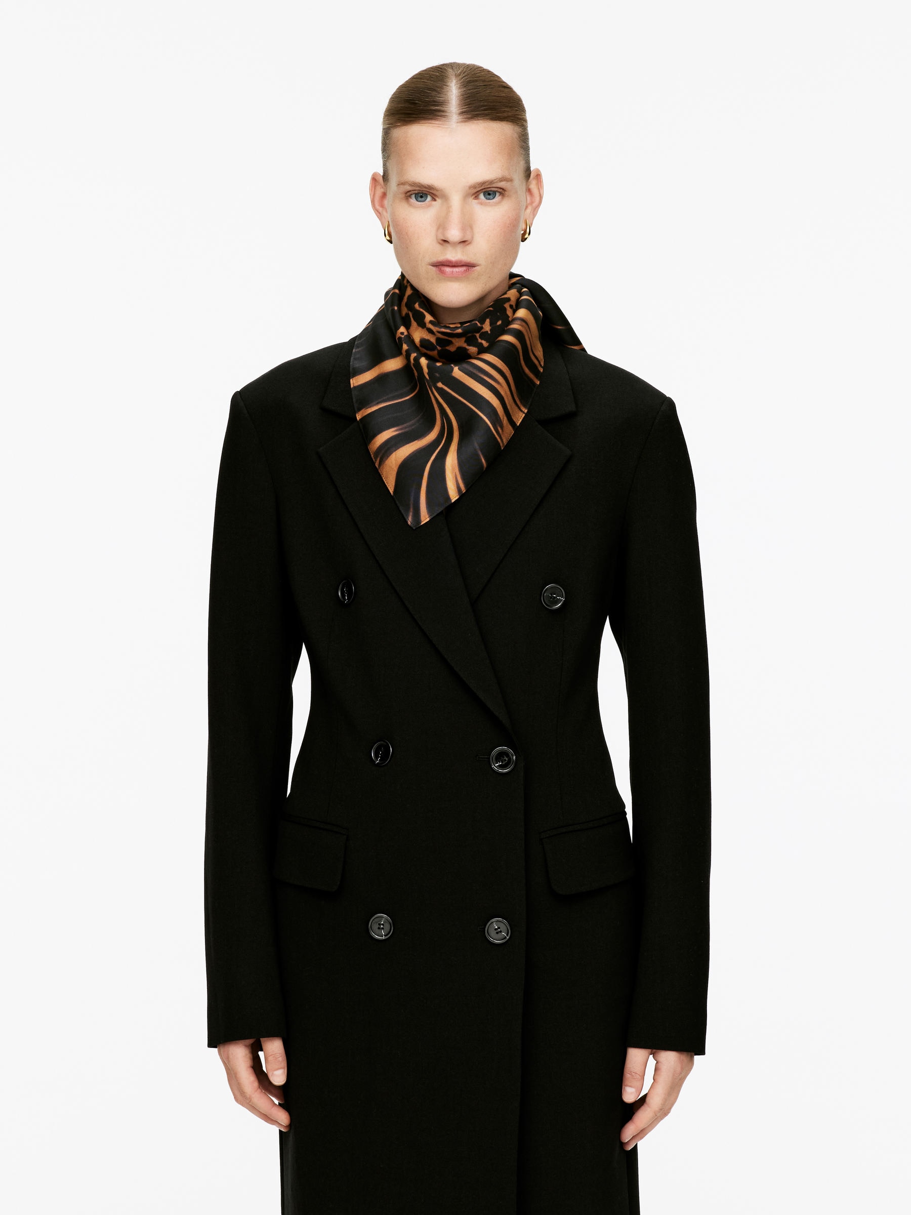 Silk Scarf - Orange/Brown - Women - StillMedia/Lookbook - 4