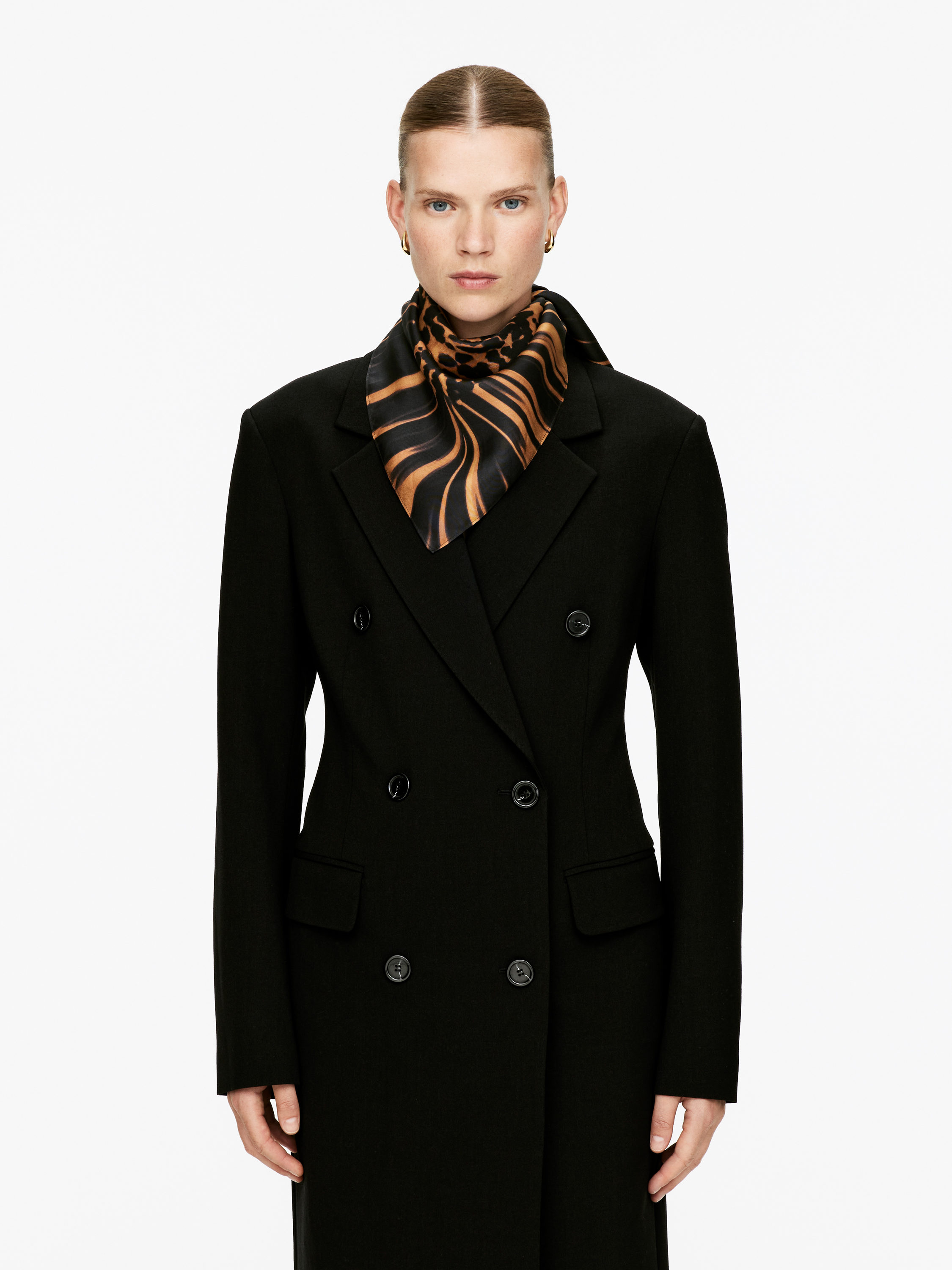 Silk Scarf - Orange/Brown - Women - StillMedia/Lookbook - 4