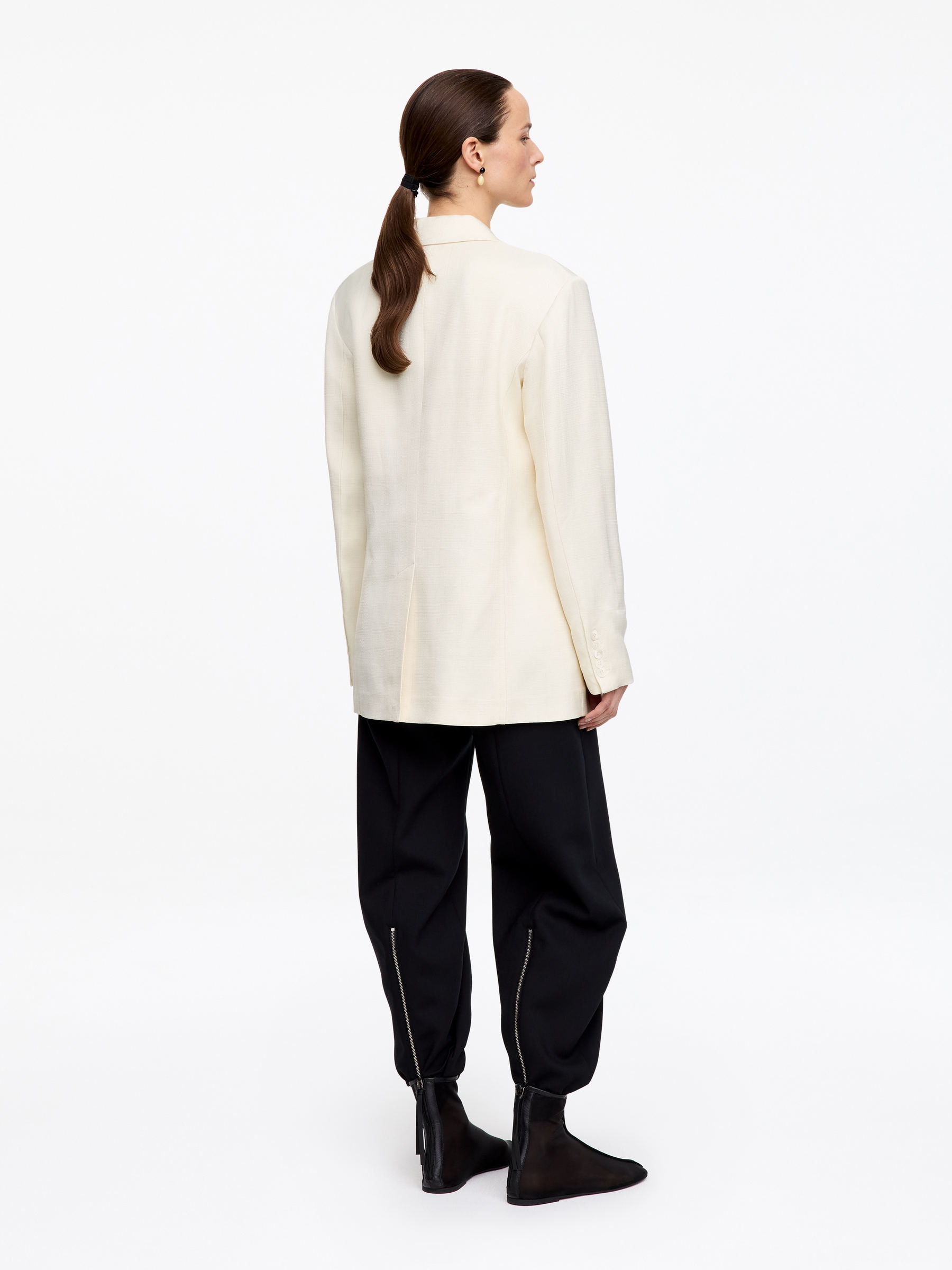 Dubbelknäppt kavaj - Off-white - Regular fit - Women - StillMedia/Lookbook - 3