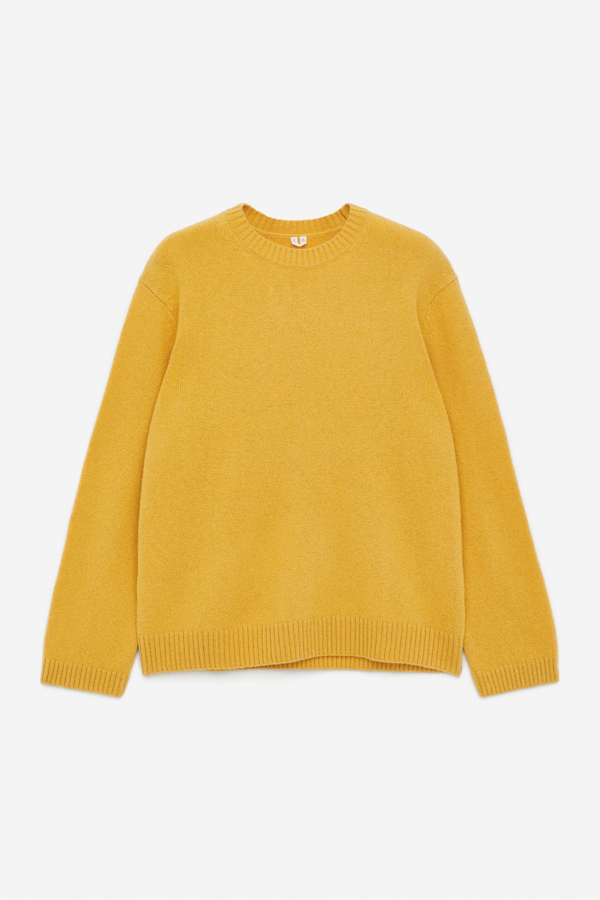 Vis større bilde: Ullgenser med rund hals - Gul - Men | H&M NO 1