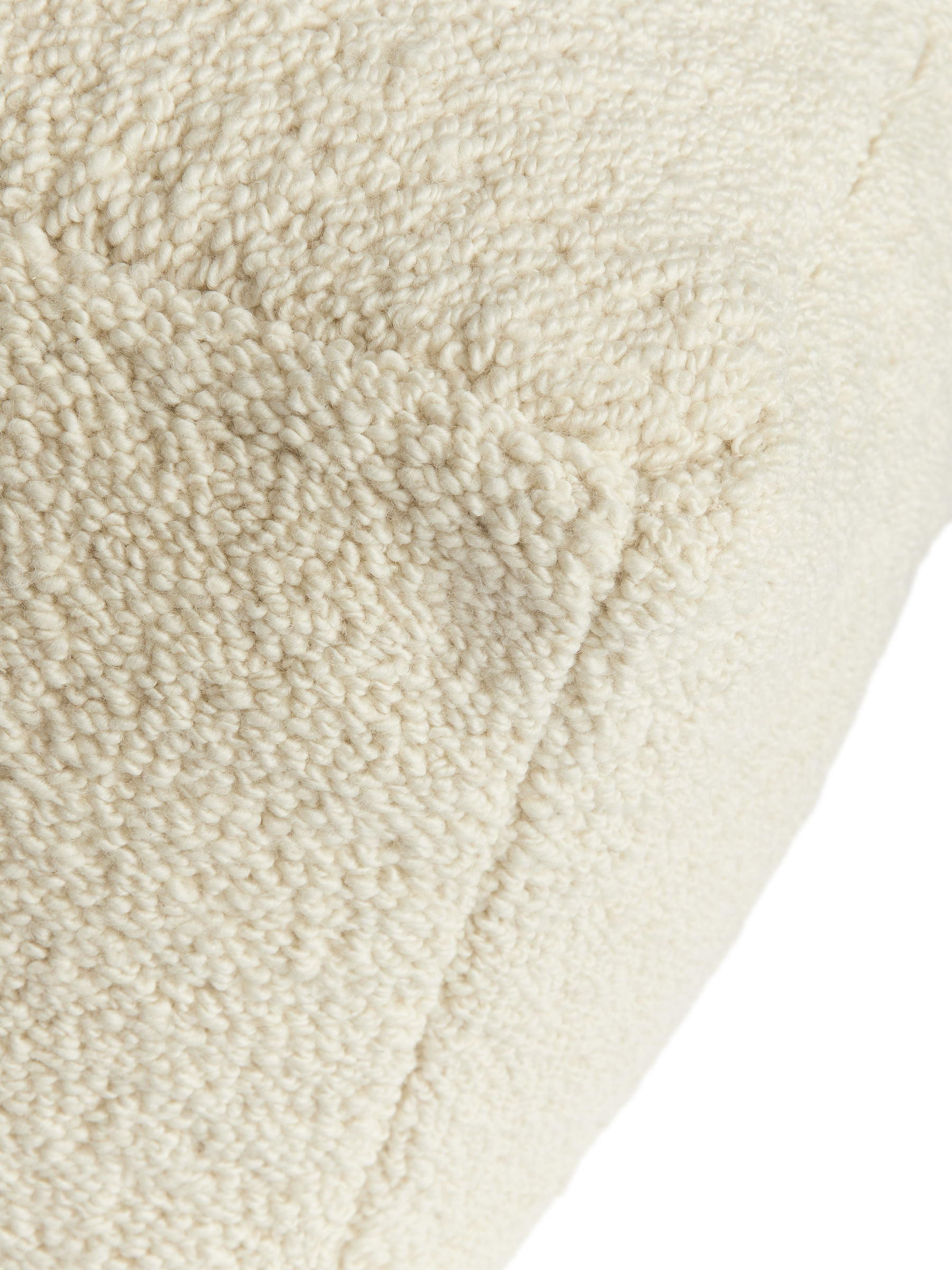 Puff aus Baumwolle und Wolle - Cremeweiß - Haushaltswaren - StillMedia/DescriptiveDetail - 1