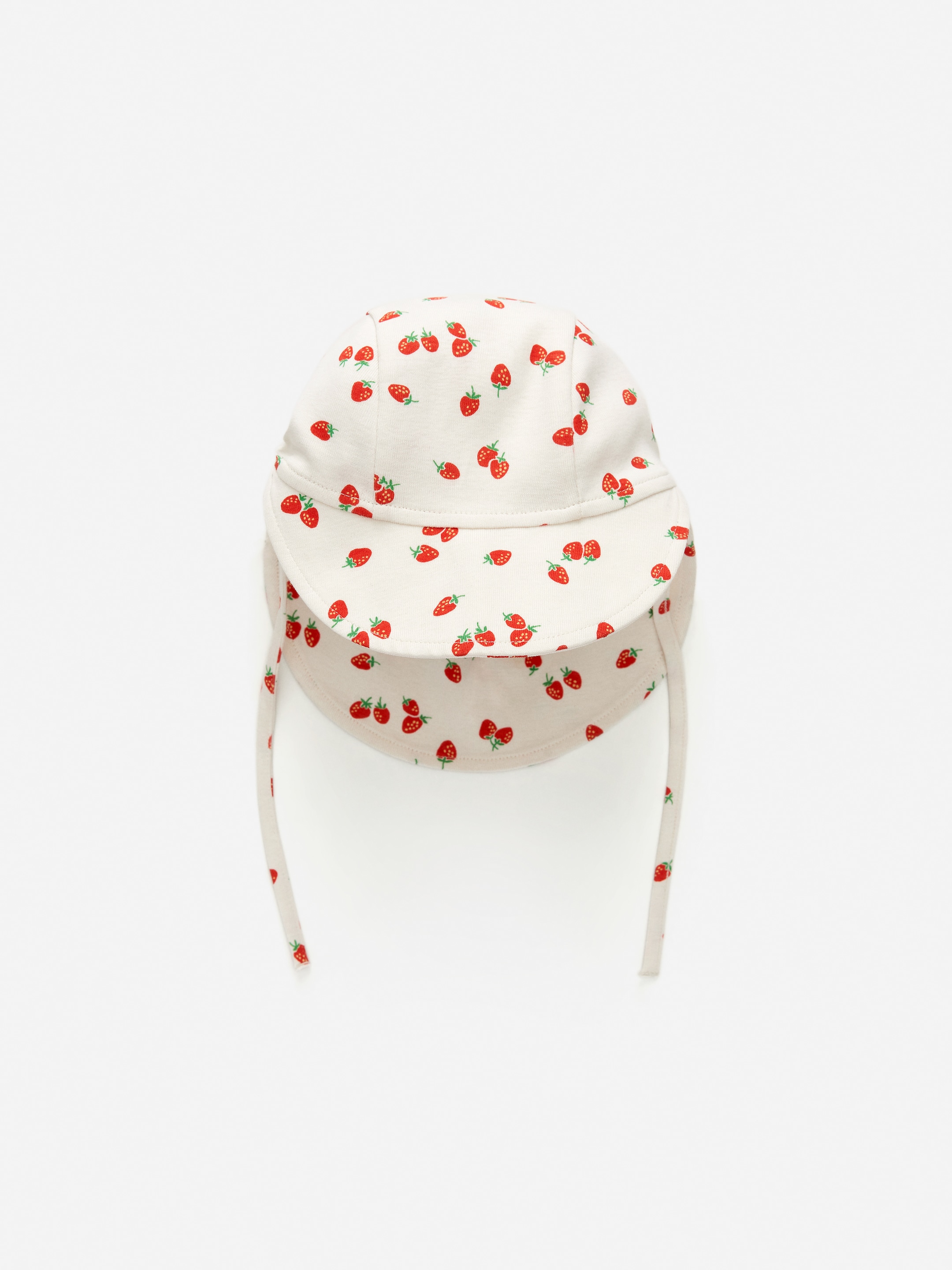 Agrandir l'image: Chapeau d'été en jersey - Écru/Fraises - ENFANT | H&M FR 1