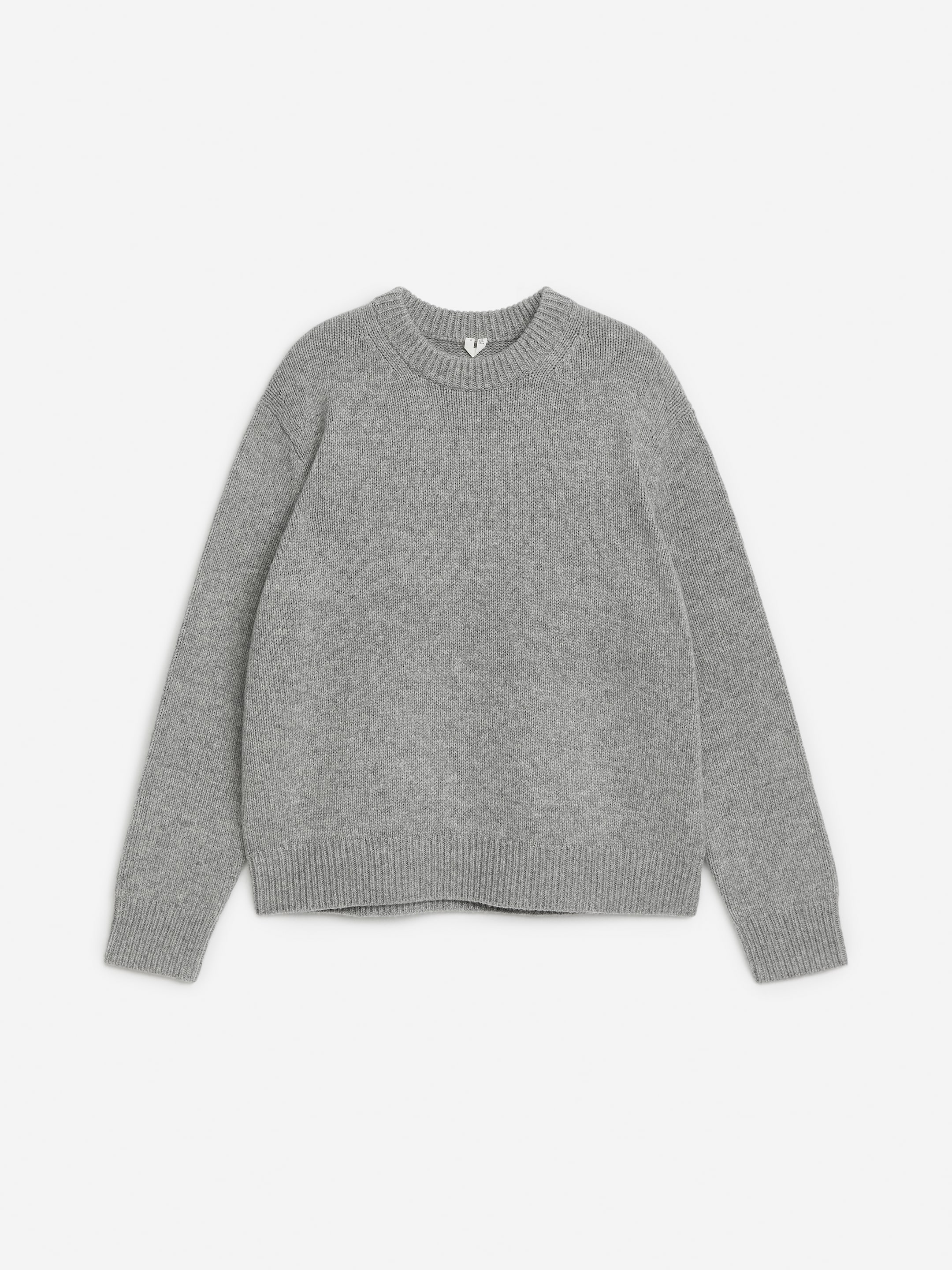 Agrandir l'image: Pull en maille de laine épaisse - Gris - HOMME | H&M FR 1