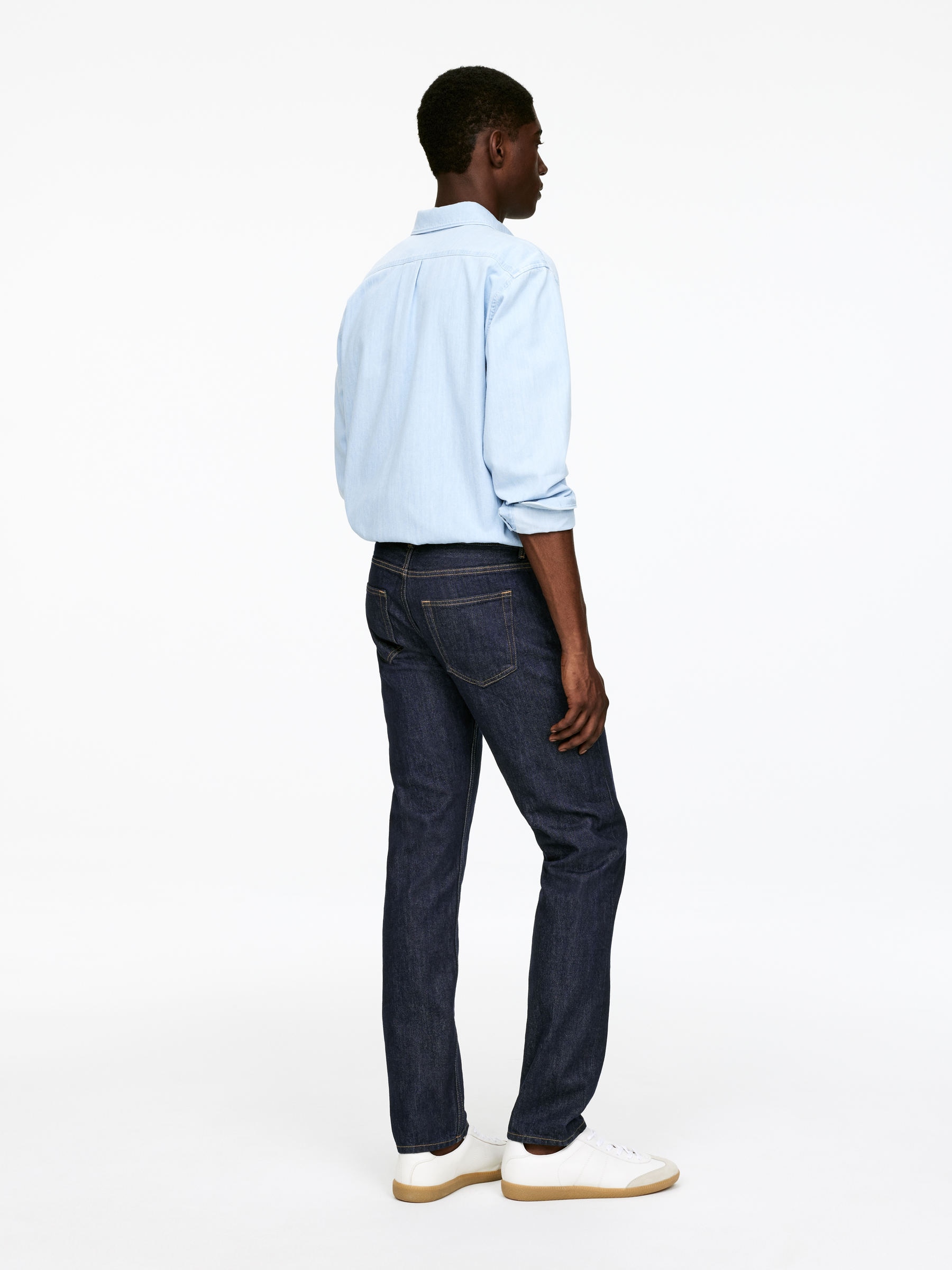 PARK Regular Straight Jeans - Dark Blue - Regular fit - Men - StillMedia/Lookbook - 10