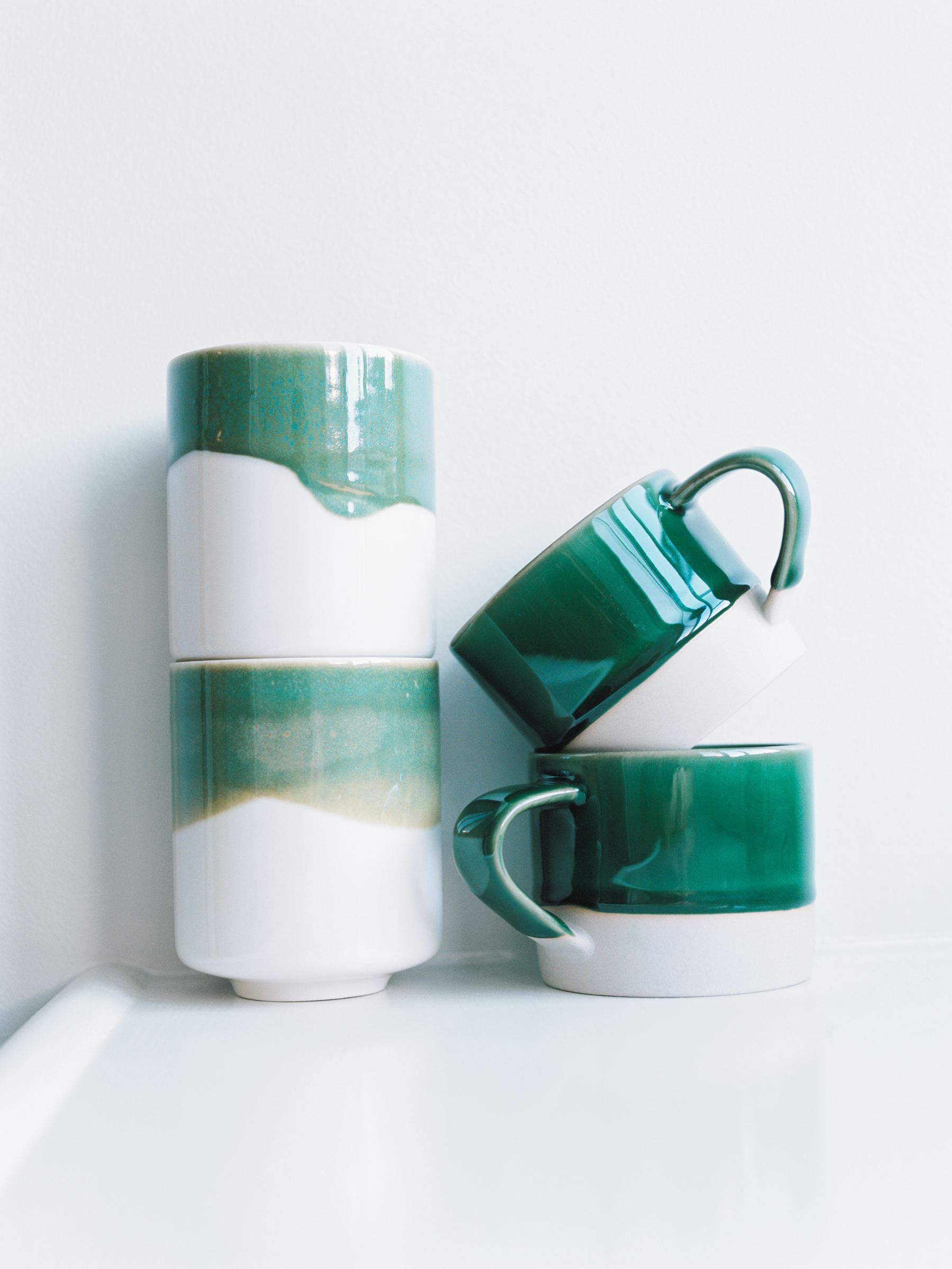 Becher aus Steingut - Grün - Haushaltswaren - StillMedia/Environmental - 1