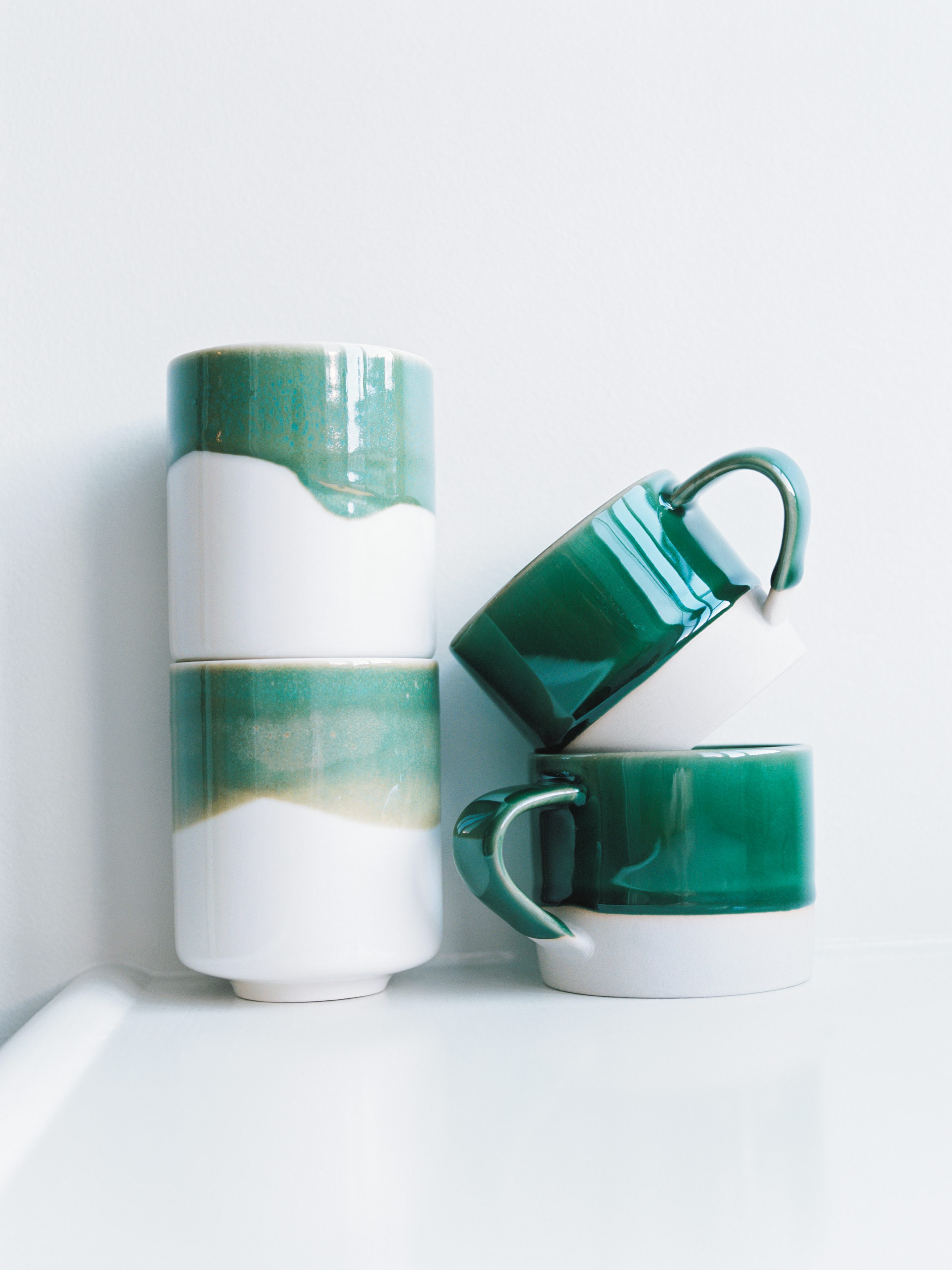 Muggar i stengods, 2-pack