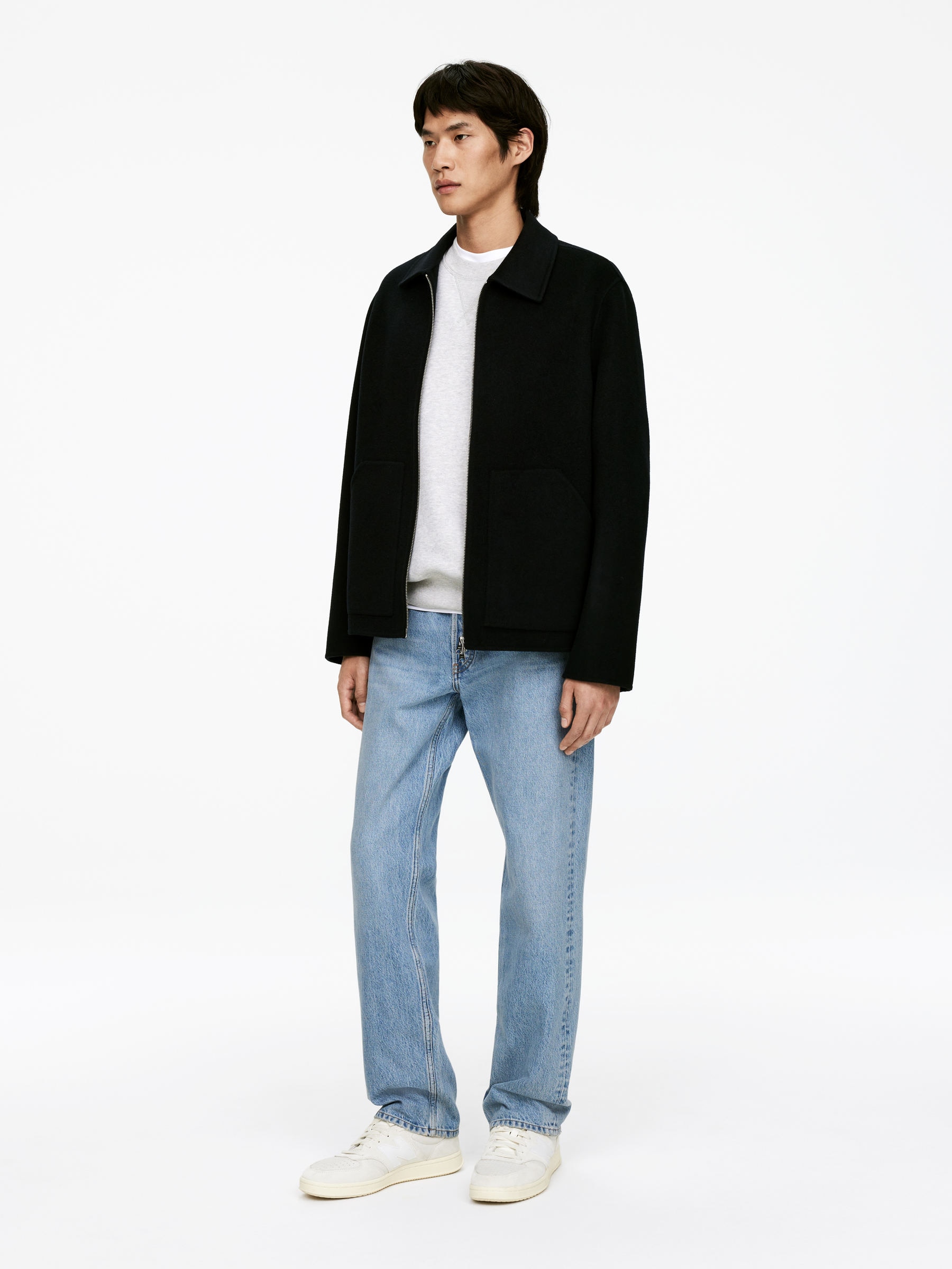 OCEAN Loose Straight Jeans - Blue - Loose fit - Men - StillMedia/Lookbook - 11