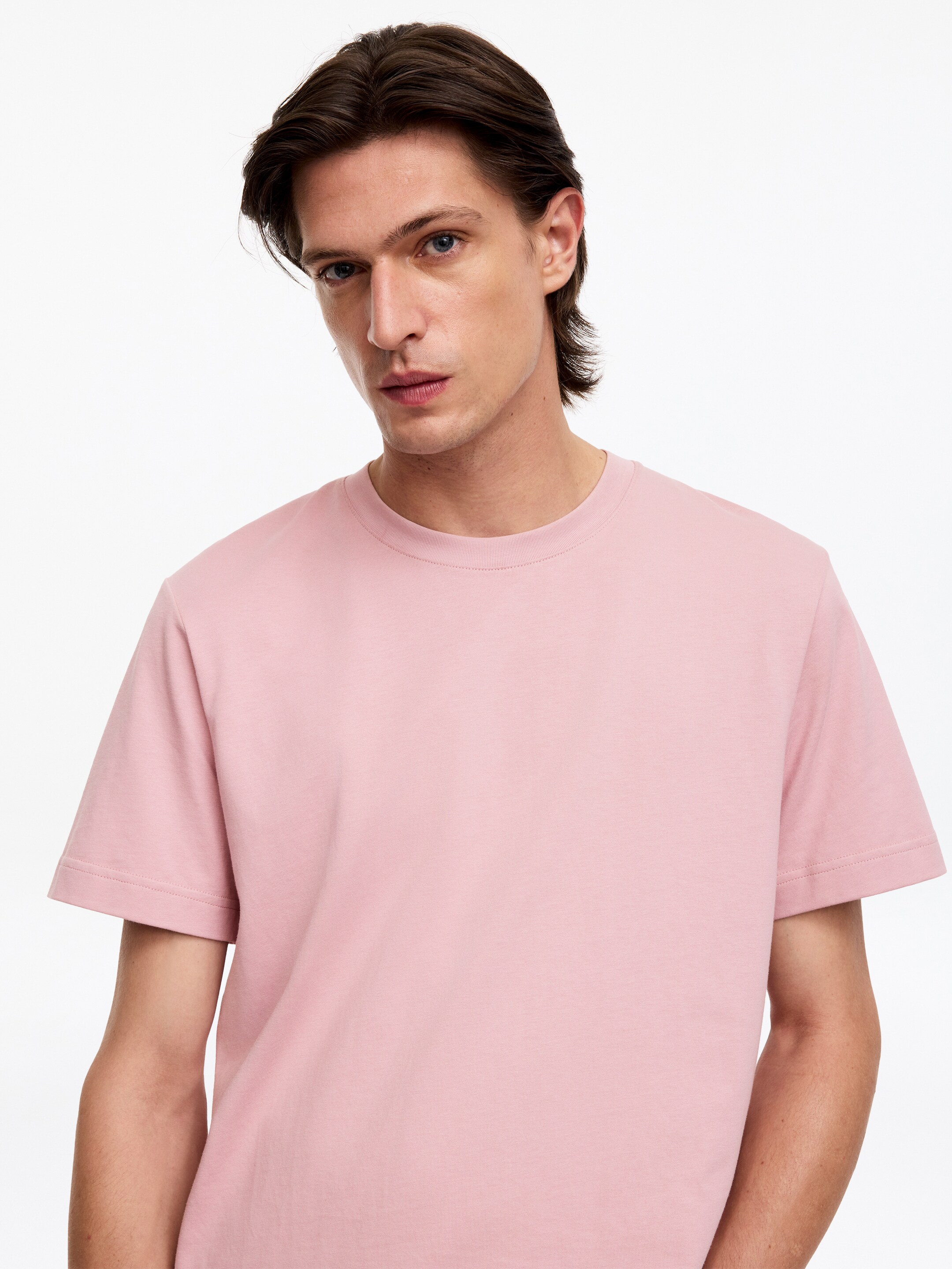 Camiseta relaxed fit de 220 GSM - Rosa - Corte estándar - men - StillMedia/Lookbook - 3