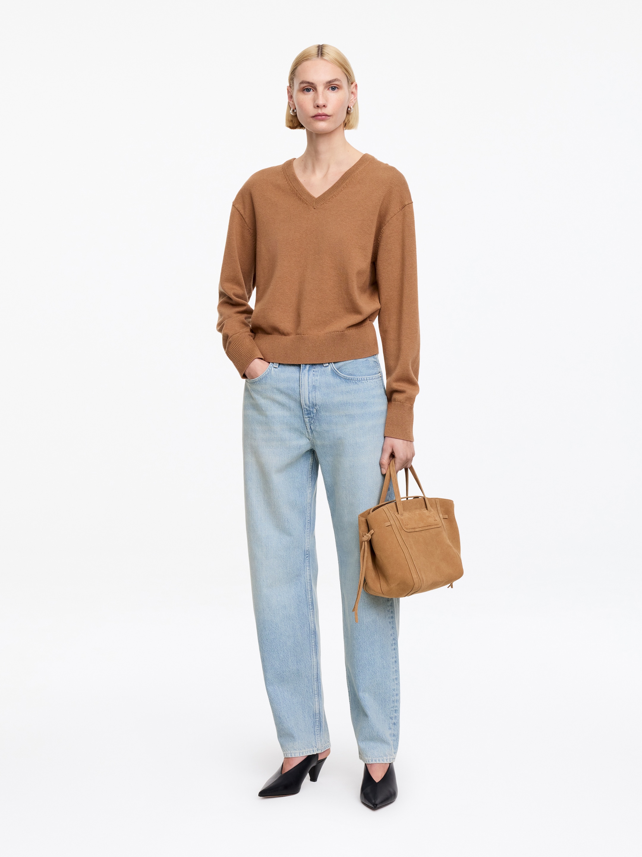 VIOLET Tapered jeans-#80AAD8-18796
