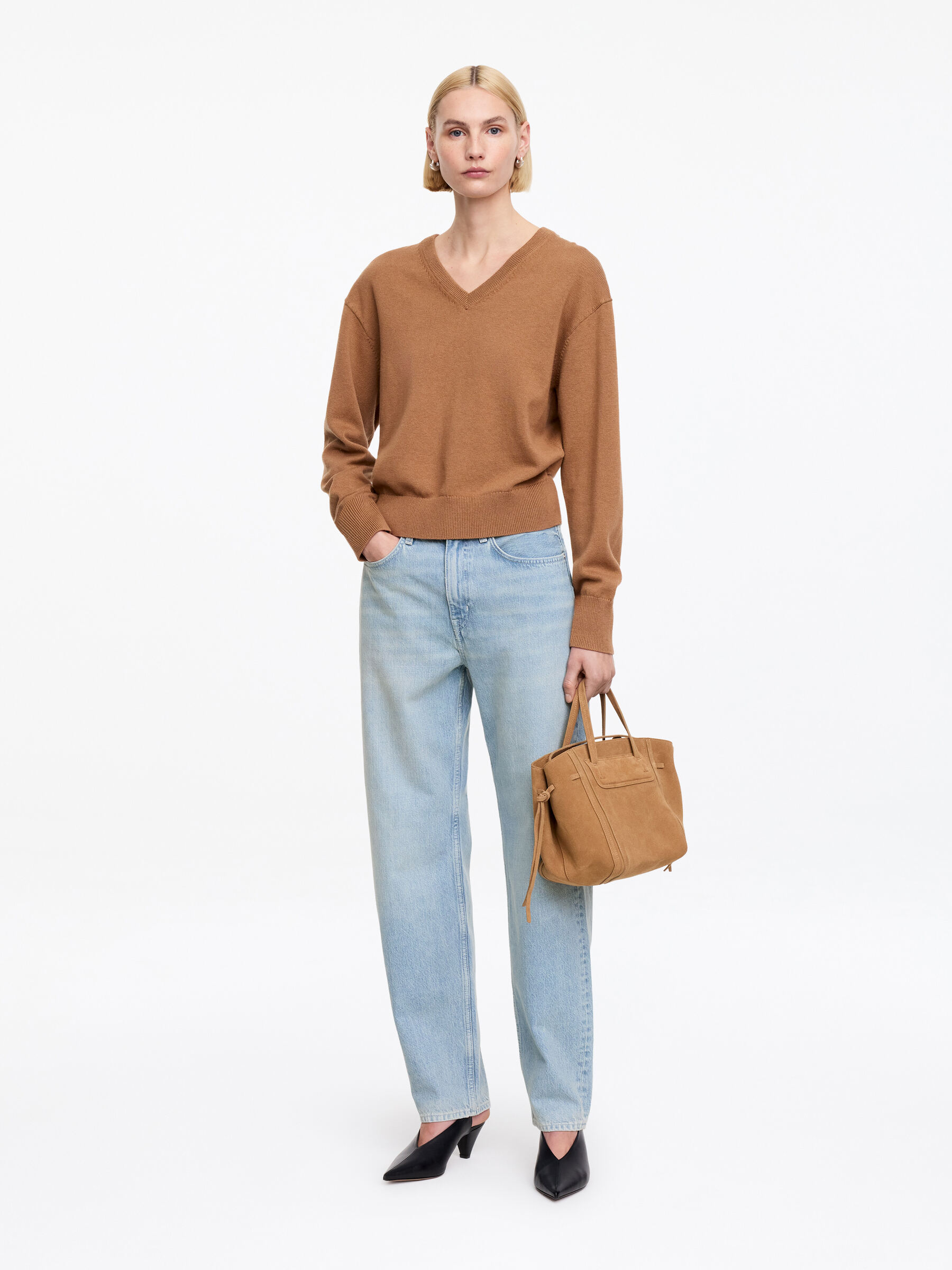 VIOLET Tapered Jeans - Light Blue - Regular fit - Women - StillMedia/Lookbook - 6