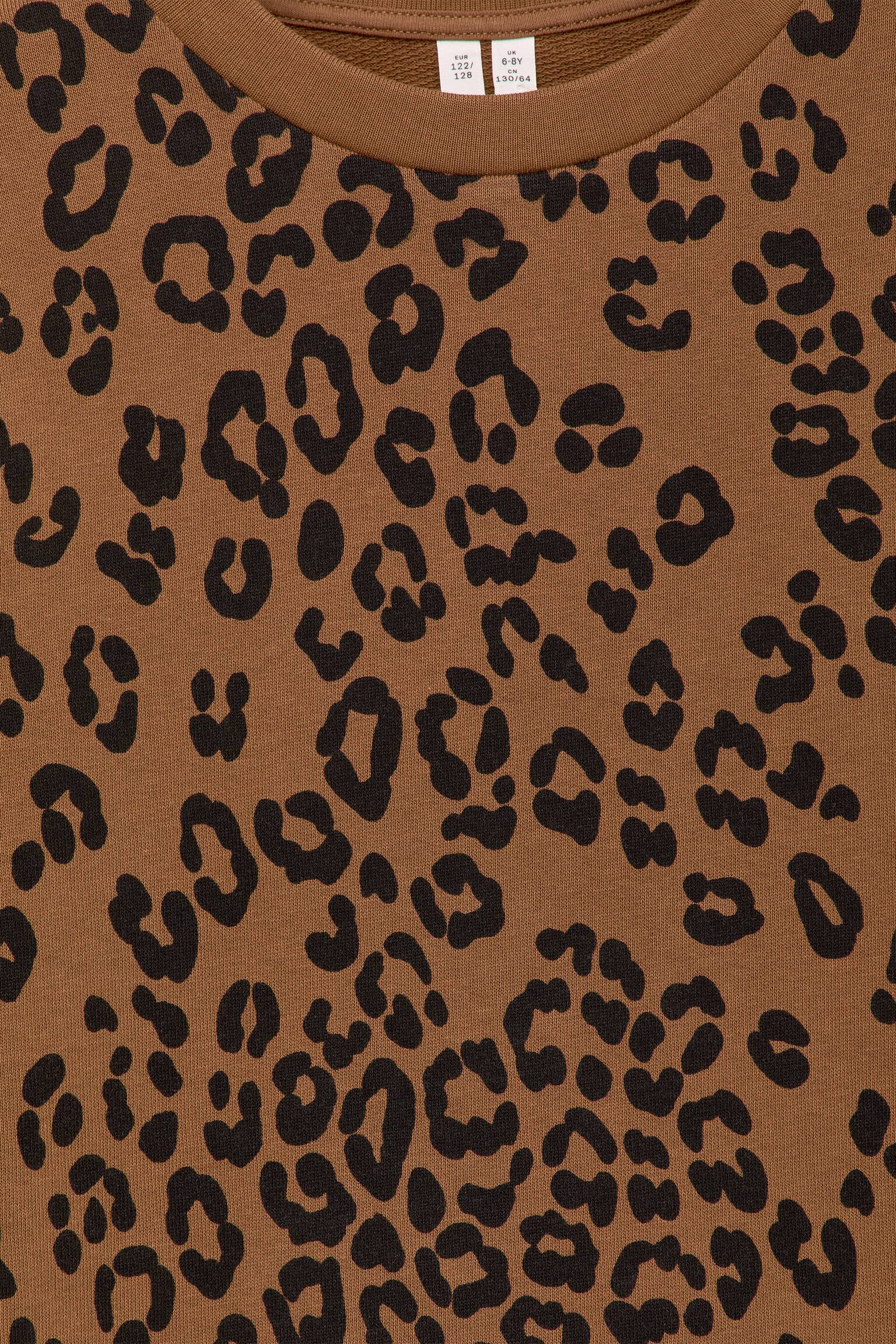 Sweatshirtkleid aus Baumwolle - Braun - 2