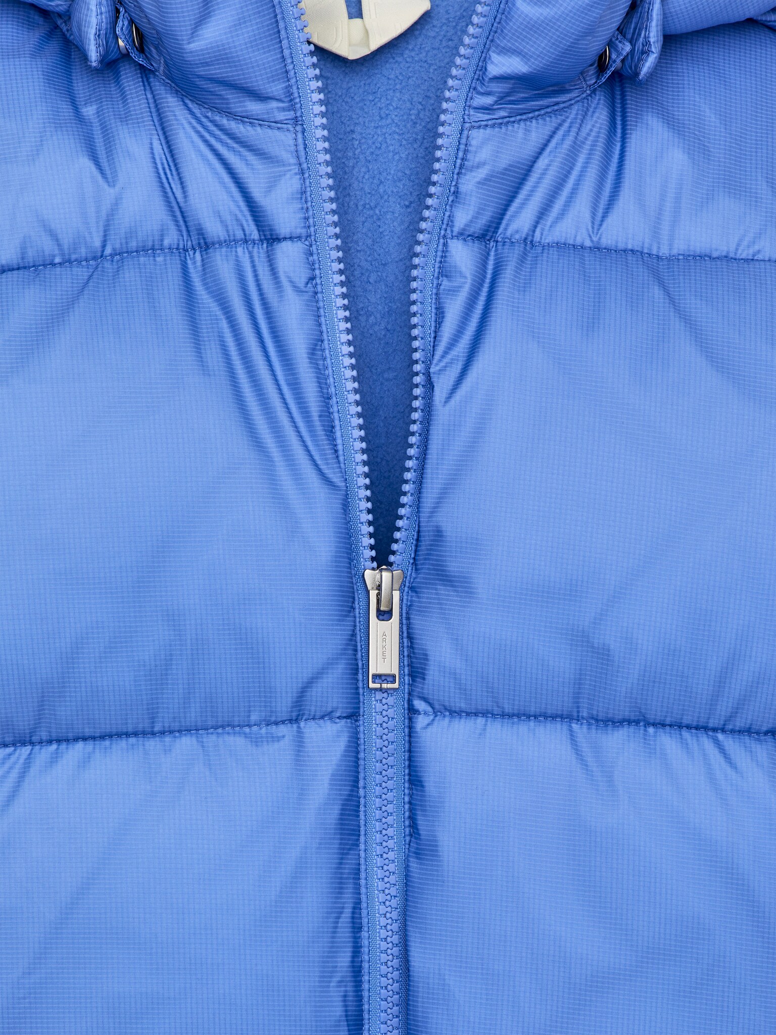 Padded Puffer Jacket - Blue - 3