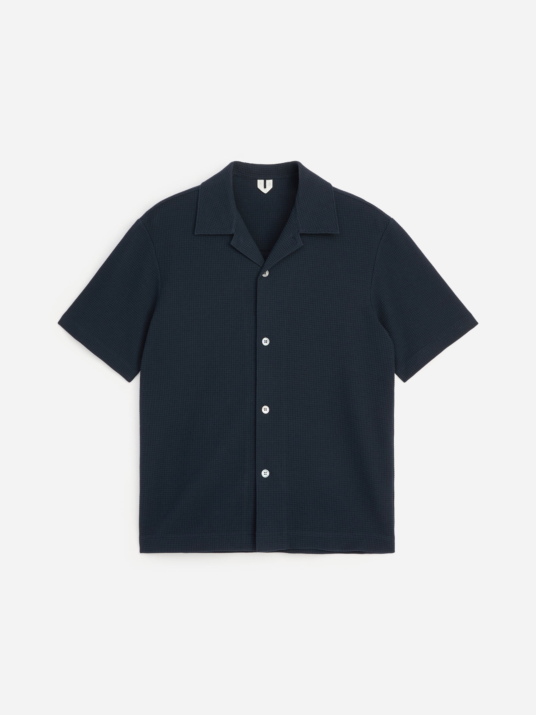Waffle Jersey Shirt-#40424E-19346