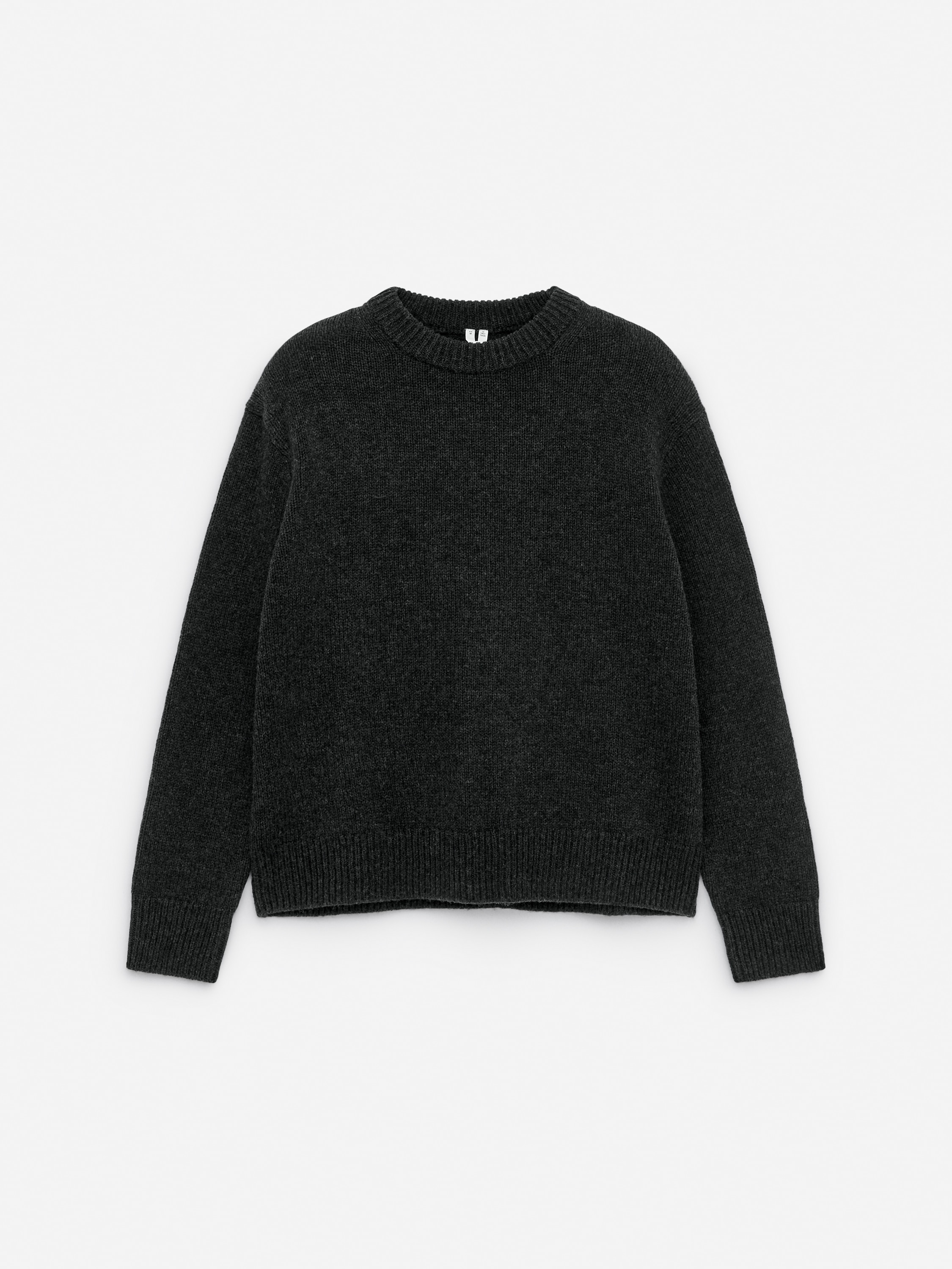 Pull en maille de laine épaisse - Charbon chiné/Gris clair chiné/Bleu foncé/Beige chiné/Bordeaux/Blanc cassé/Marron foncé/Bleu moyen