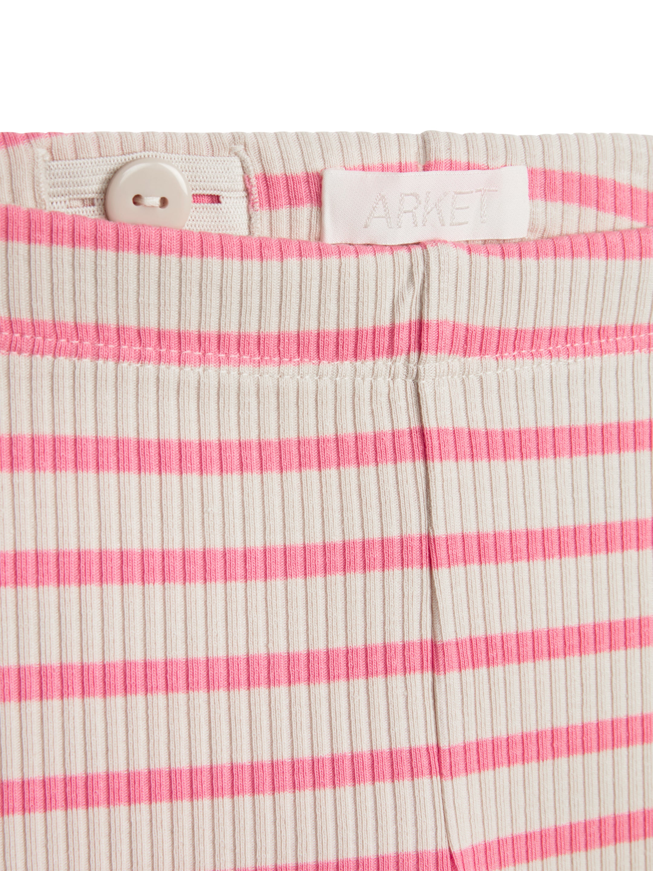 Gerippte Leggings - cremeweiß/rosa - Slim Fit - Kinder - StillMedia/DescriptiveStillLife - 2