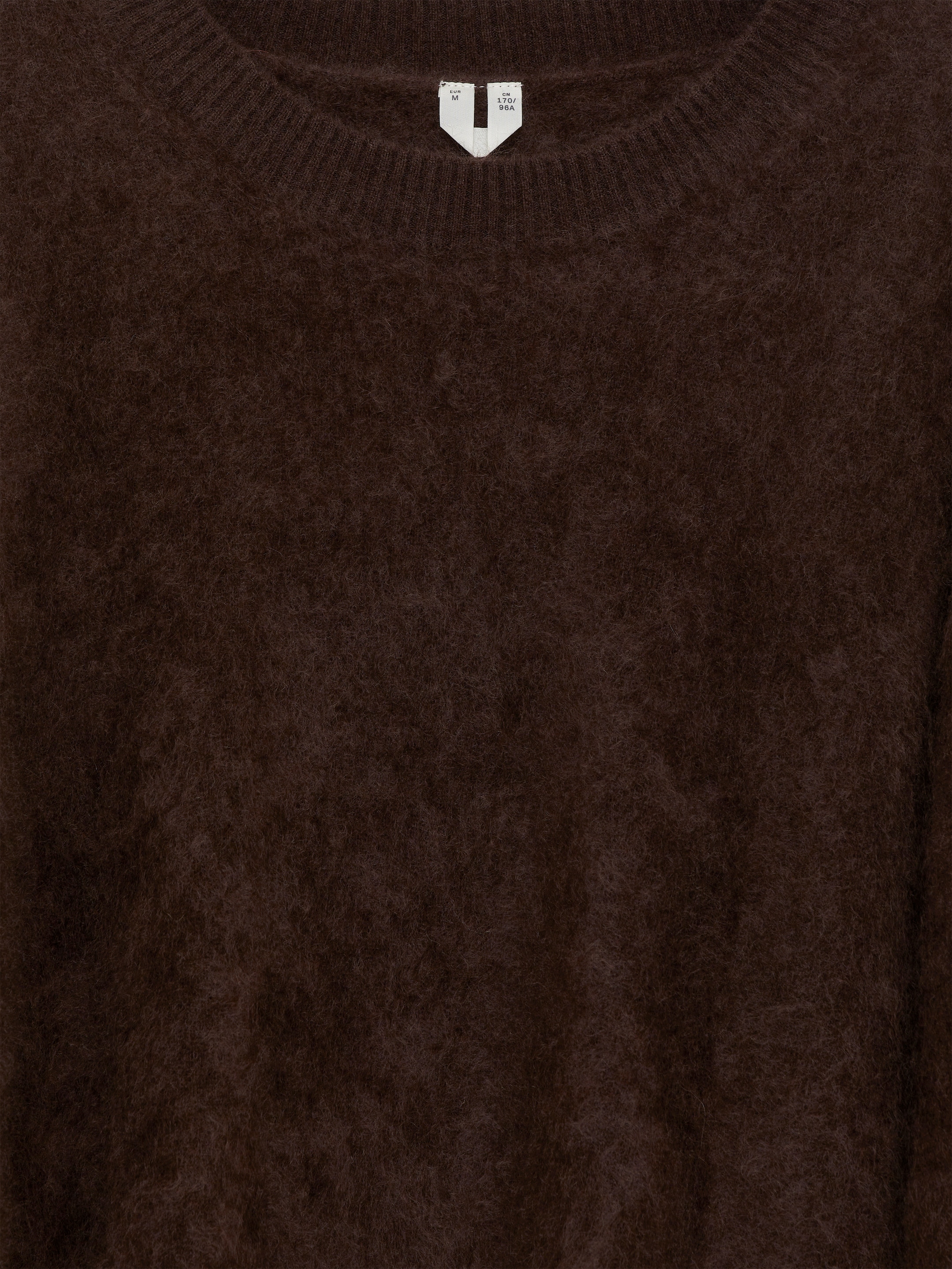 Pull en pur cachemire brossé​ - Marron foncé - Loose fit - Femme - StillMedia/DescriptiveStillLife - 1