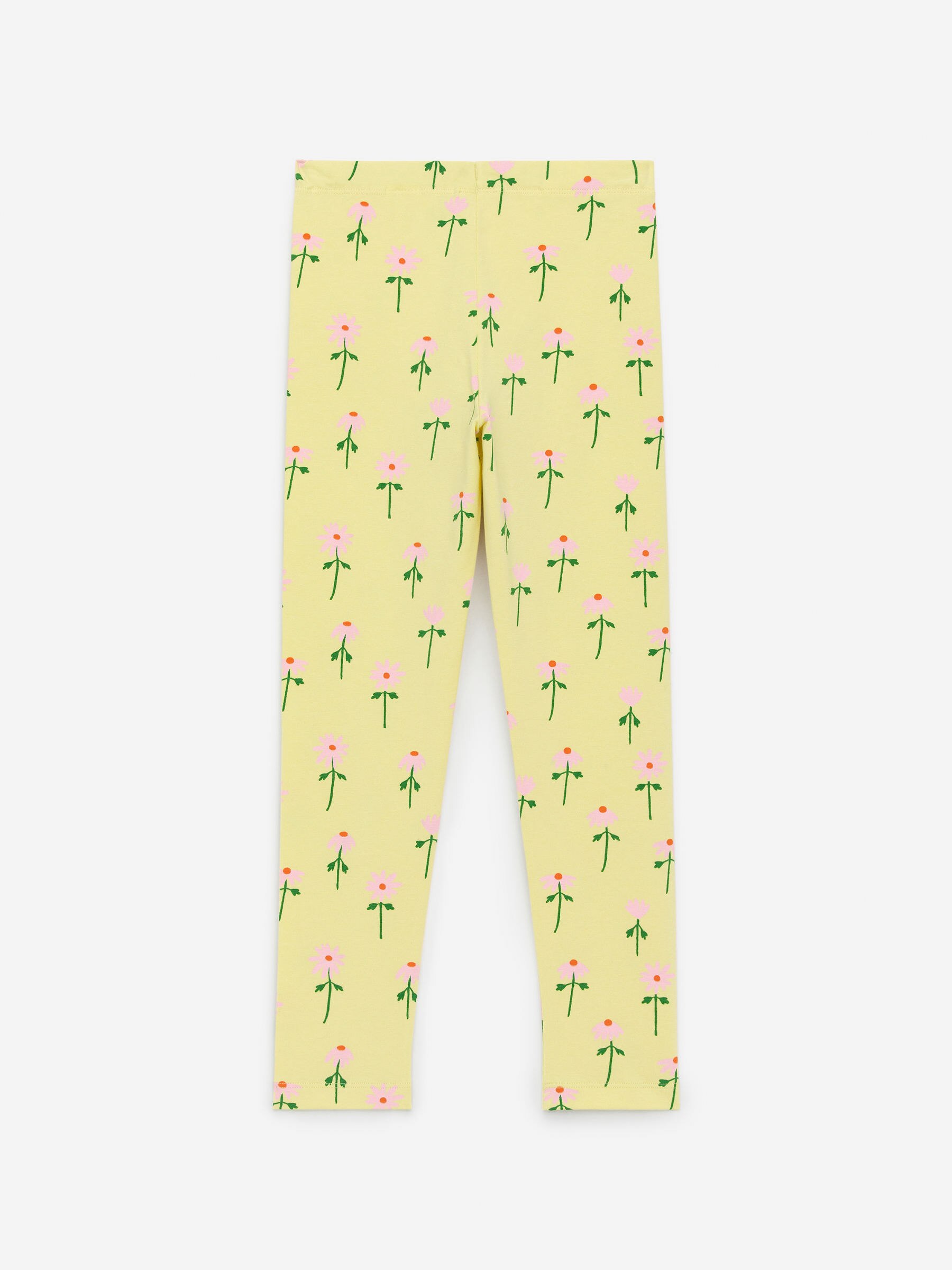 Bedruckte Jersey-Leggings - Gelb/Blumen - Kinder - StillMedia/DescriptiveStillLife - 1