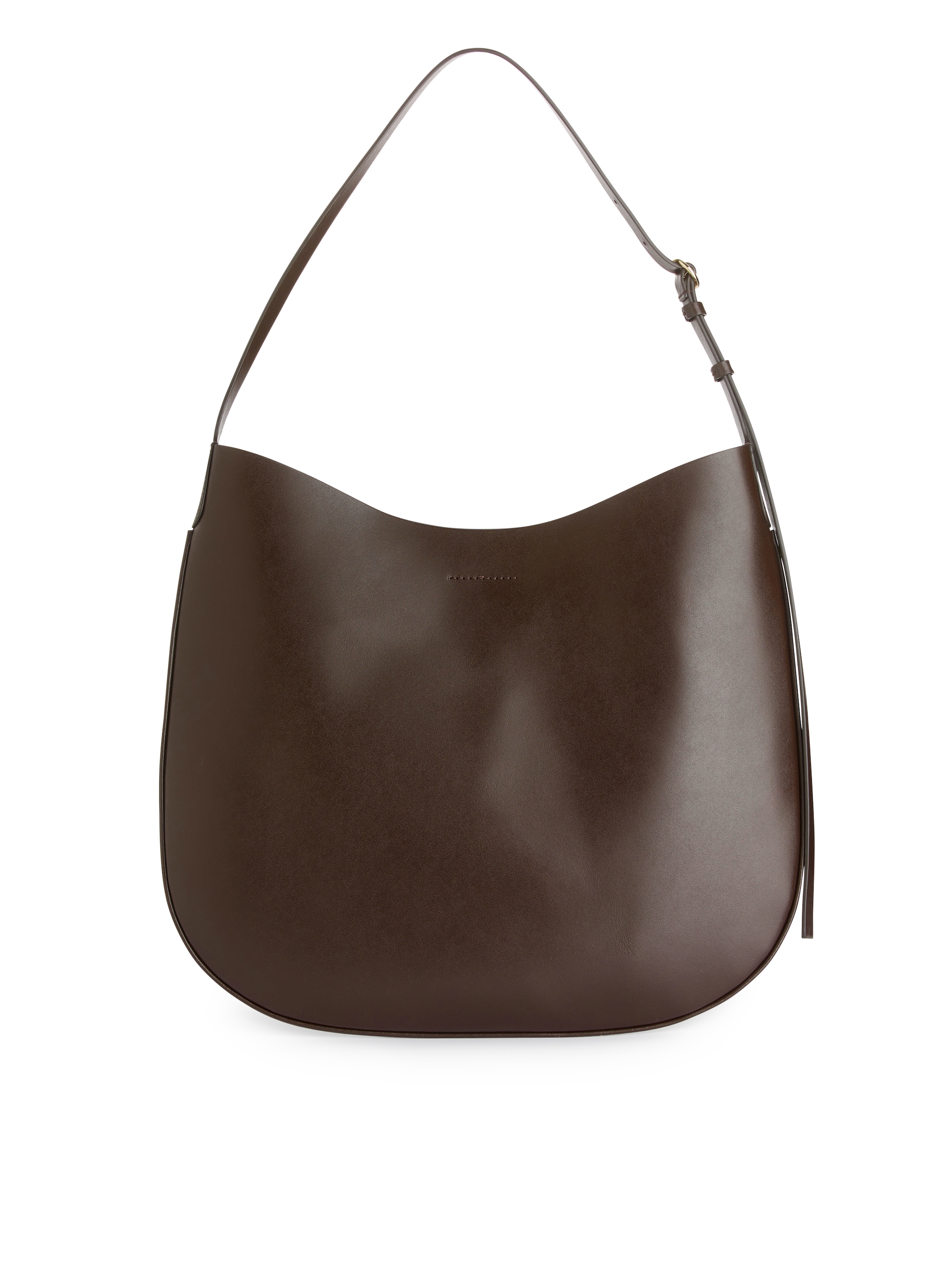 Halbmondförmige Schultertasche - Dunkelbraun - Damen - StillMedia/DescriptiveStillLife - 1