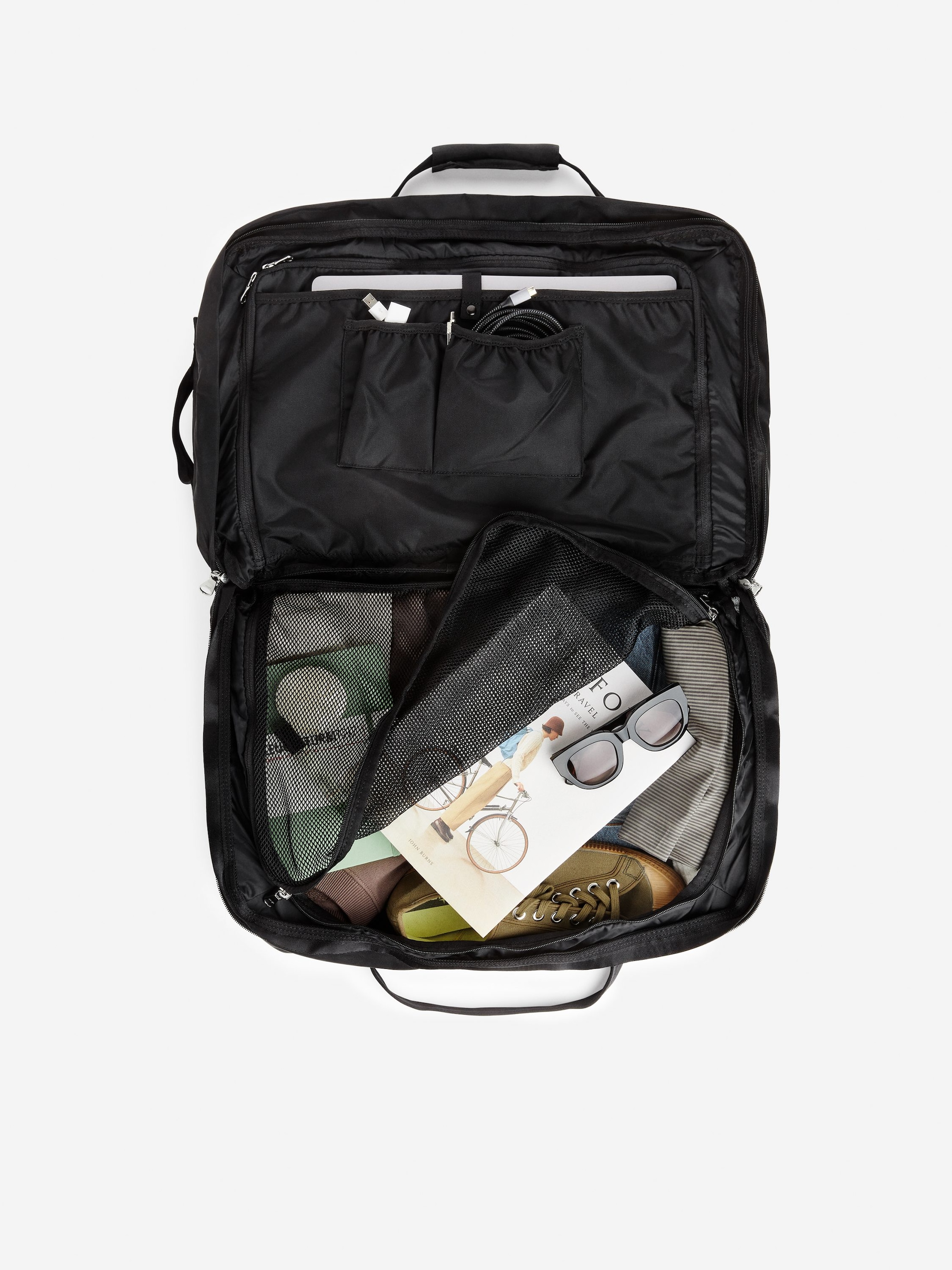 Agrandir l'image: Sac de voyage 72h 3 en 1 - Noir - HOMME | H&M FR 15